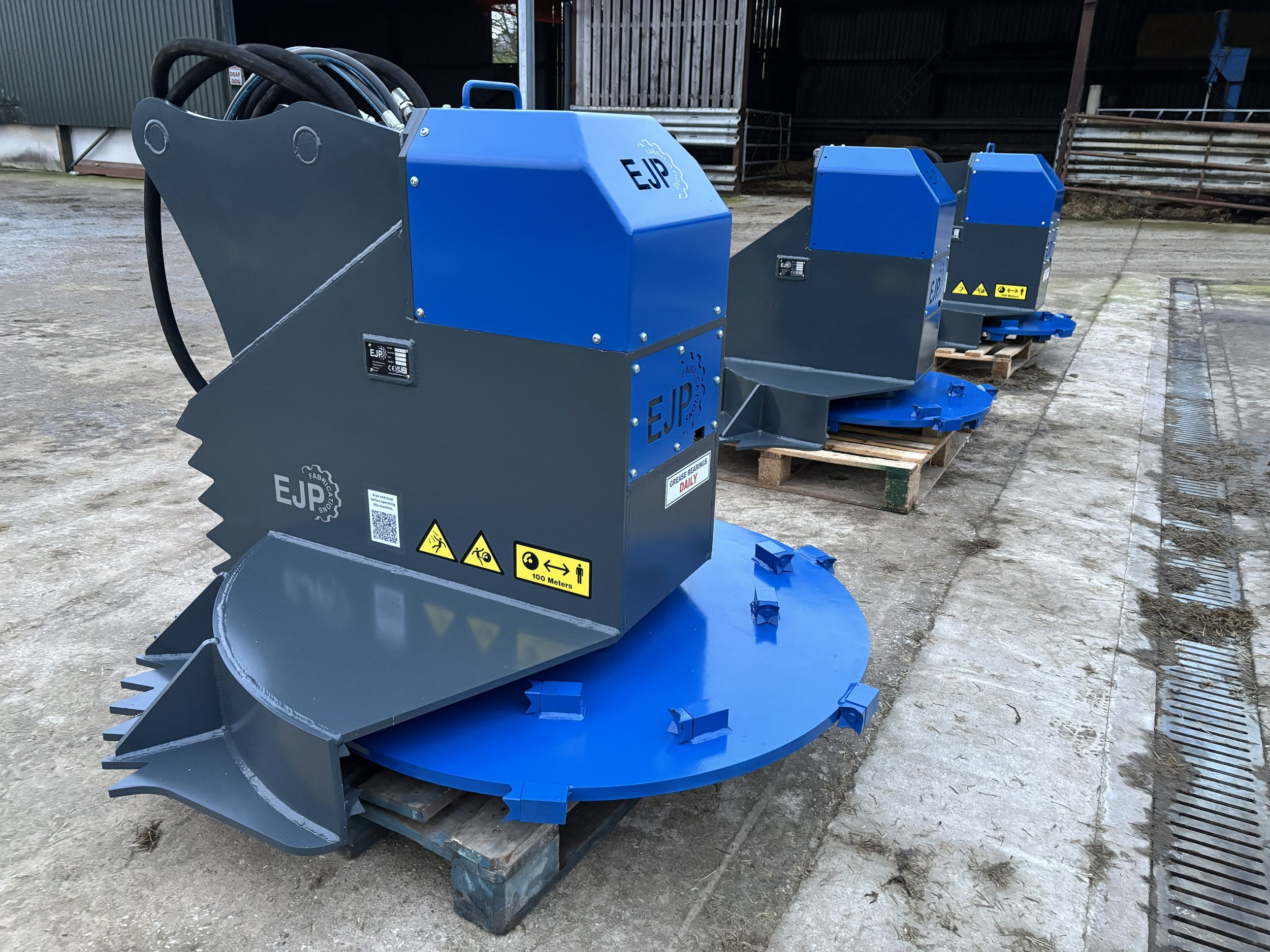 360 excavator Disc mulcher