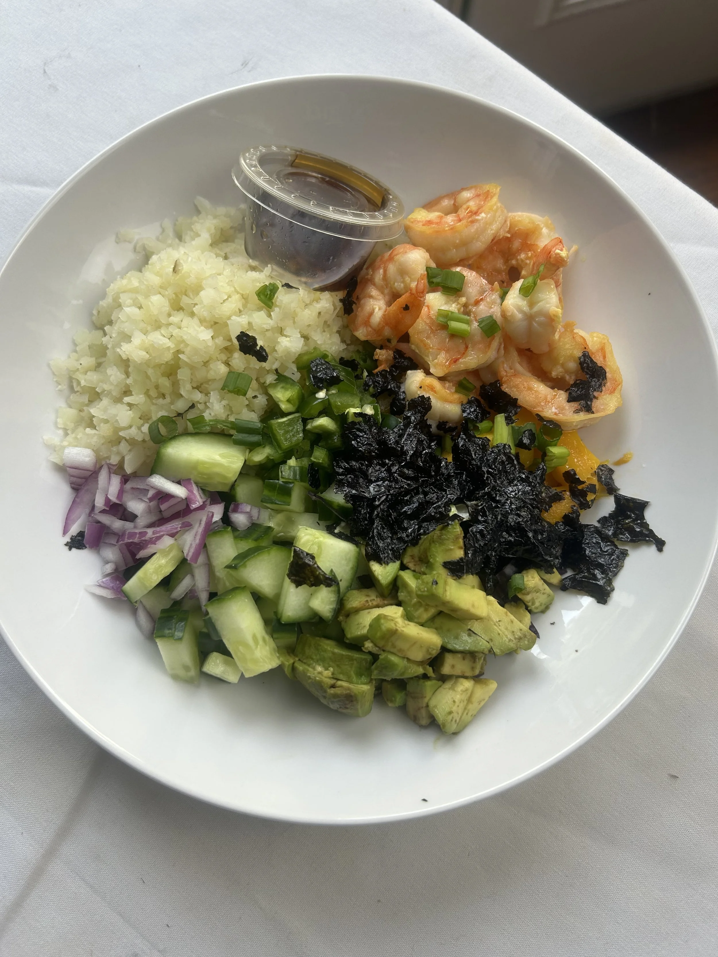 AIP Friendly: Shrimp Poke Bowl ( Cooked)