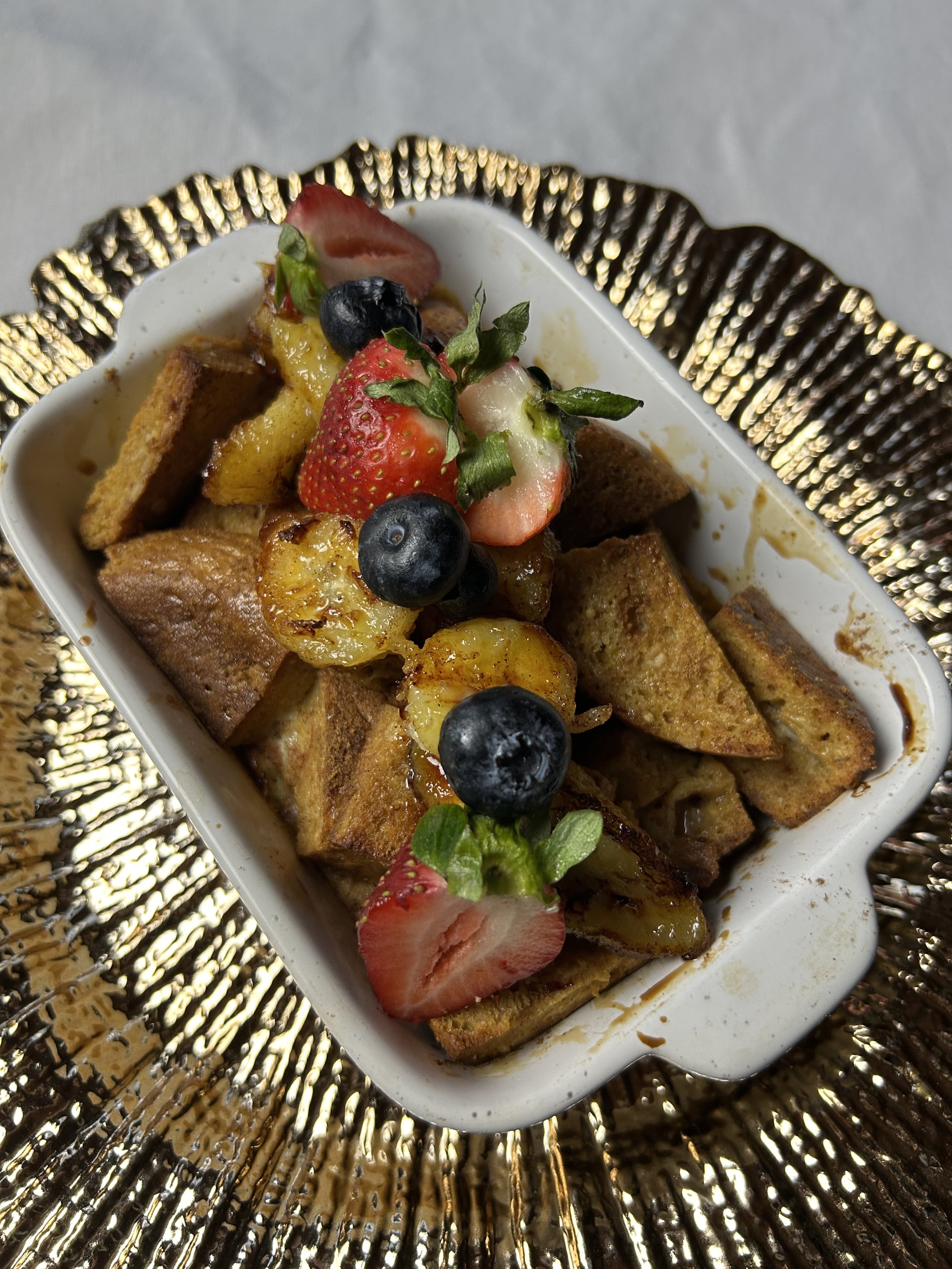 Breakfast:  Baked French Toast