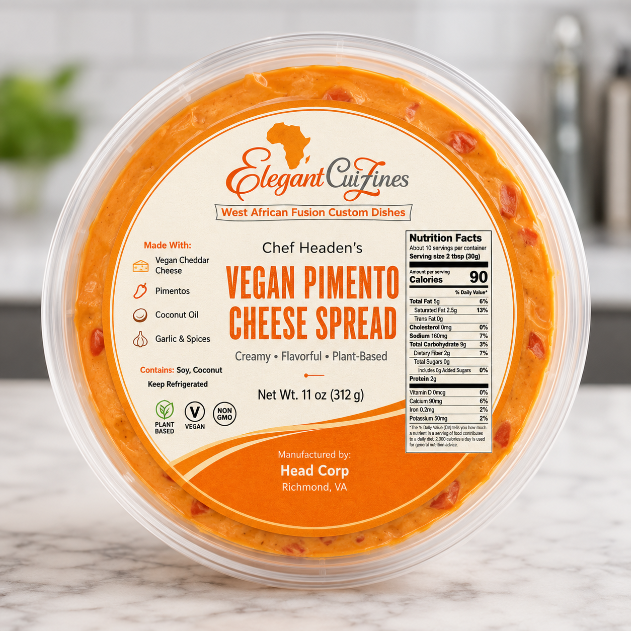 Chef Headen Vegan Pimento Chez