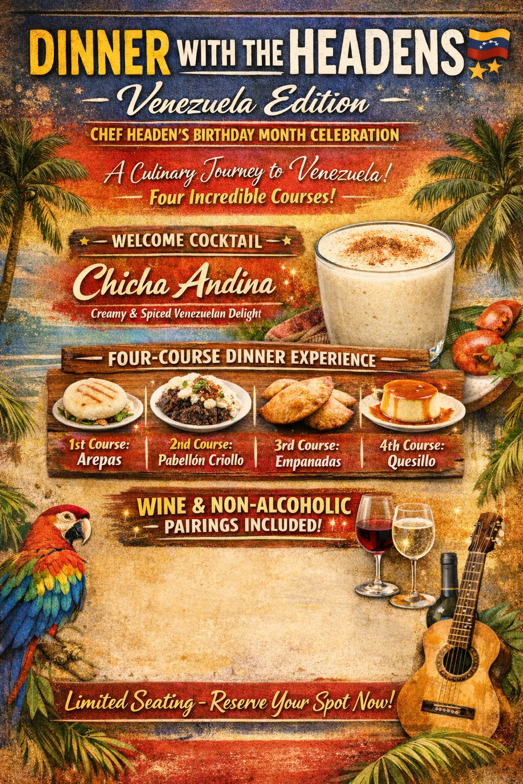 Dinner with the Headen: Venezuela 4/11/26