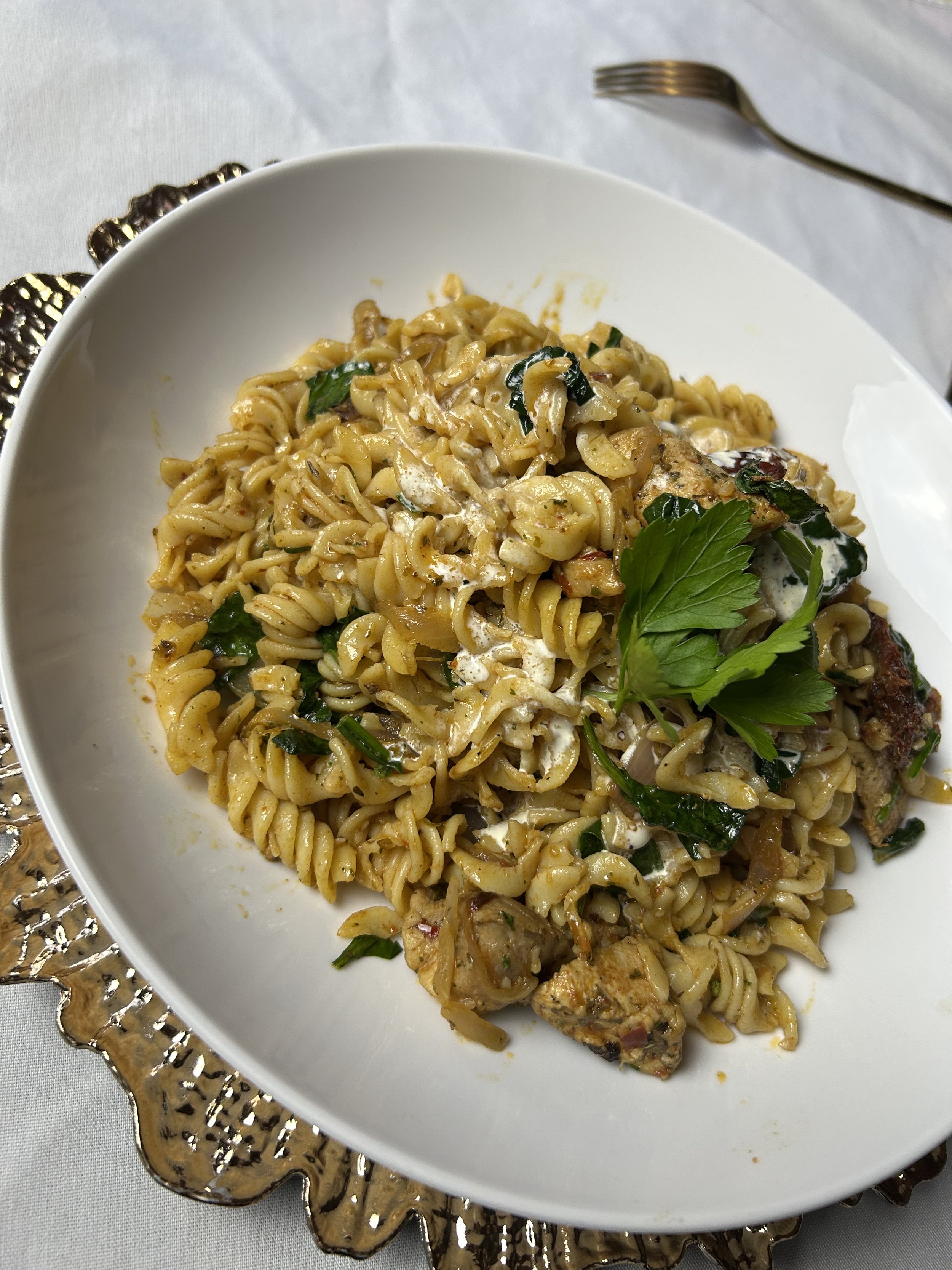 Pasta Dish: Spicy Tuscan Chicken Pasta