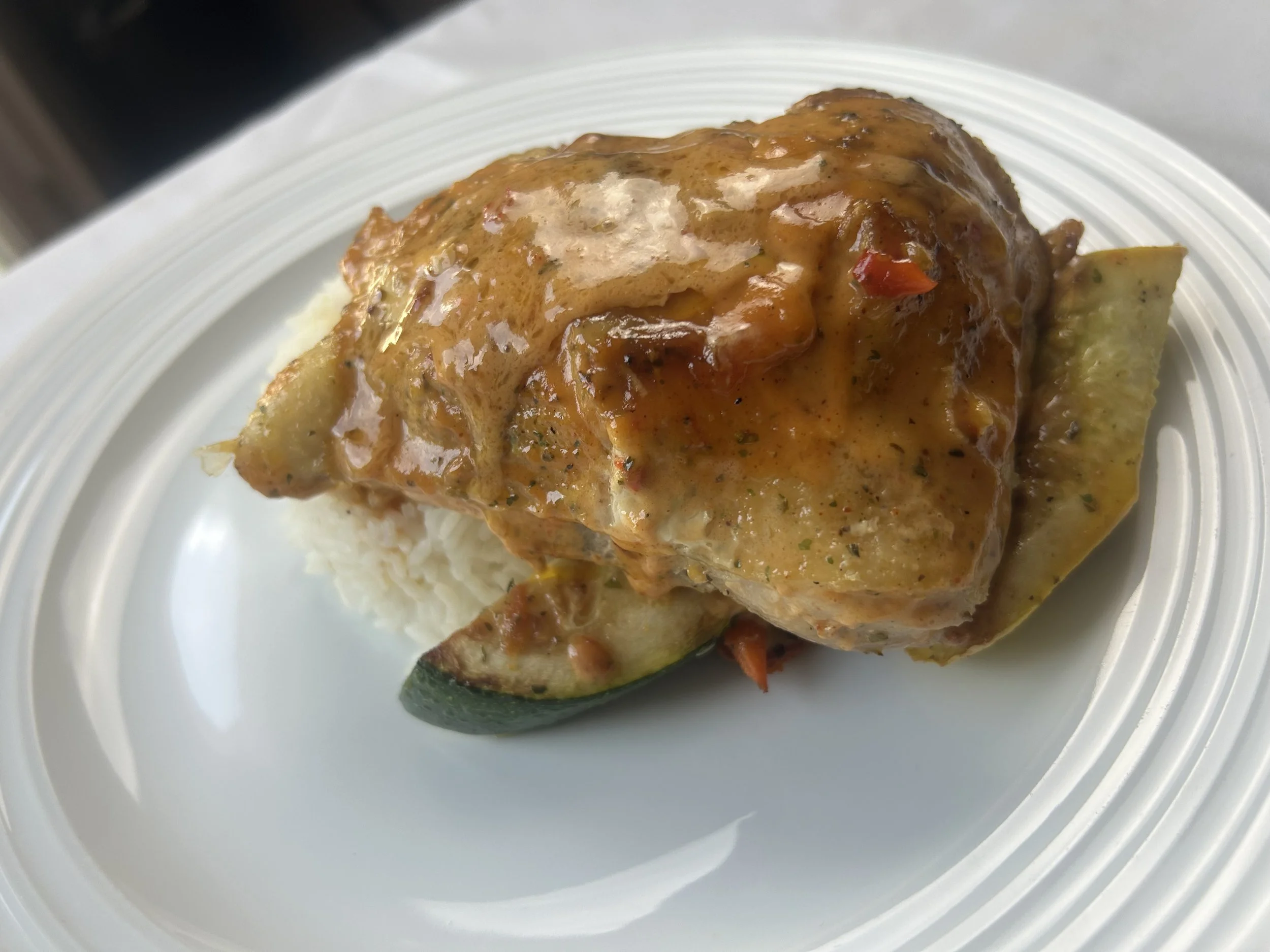 Animal Protein: Creamy Garlic Chili Chicken Bowl