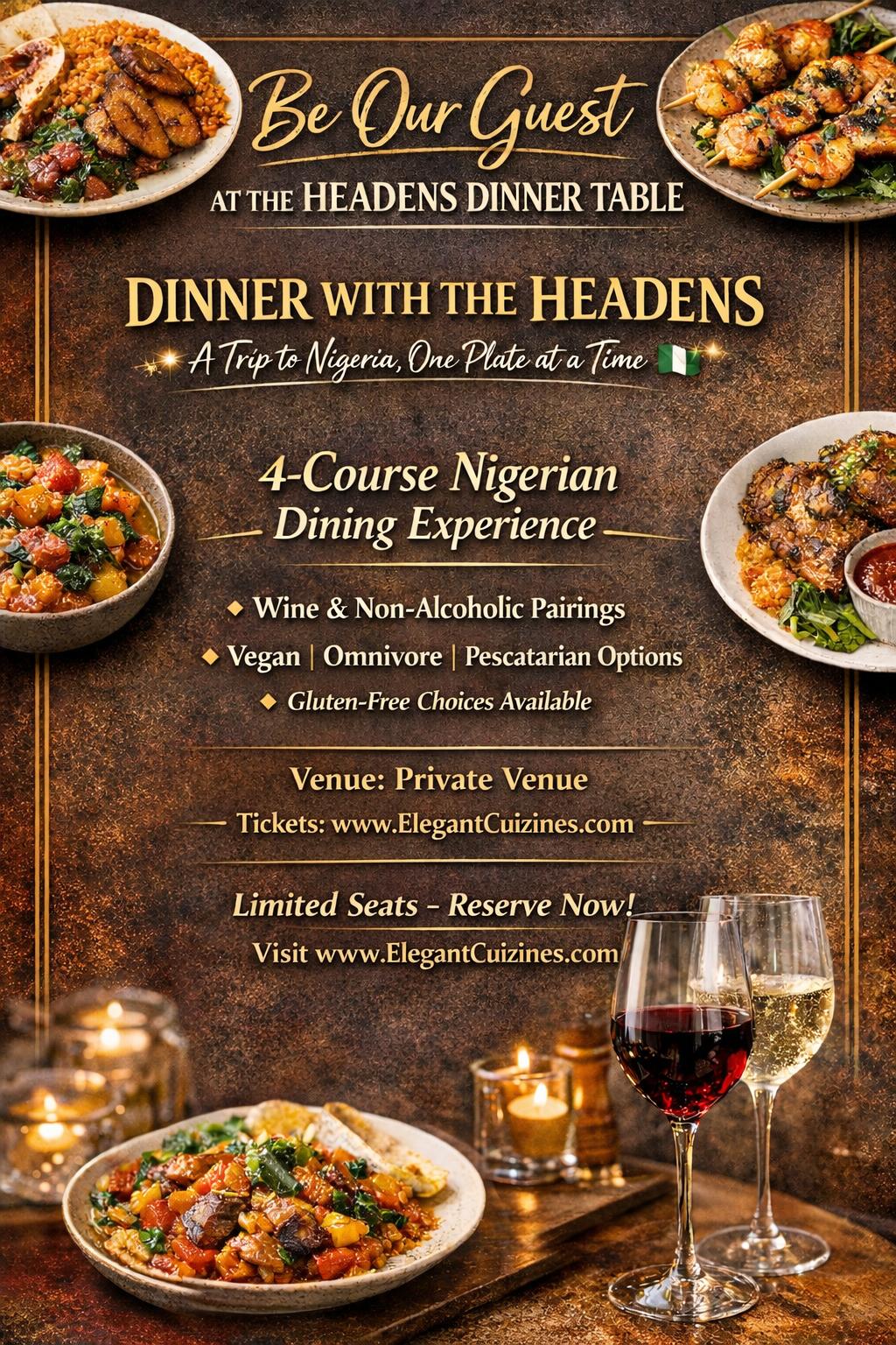 Dinner with the Headens:  Nigeria :2/21/26