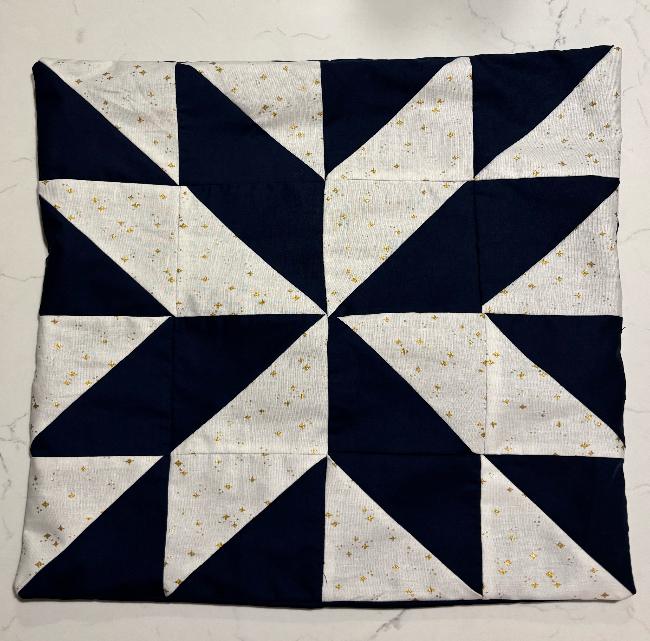 quilt block pillowcase