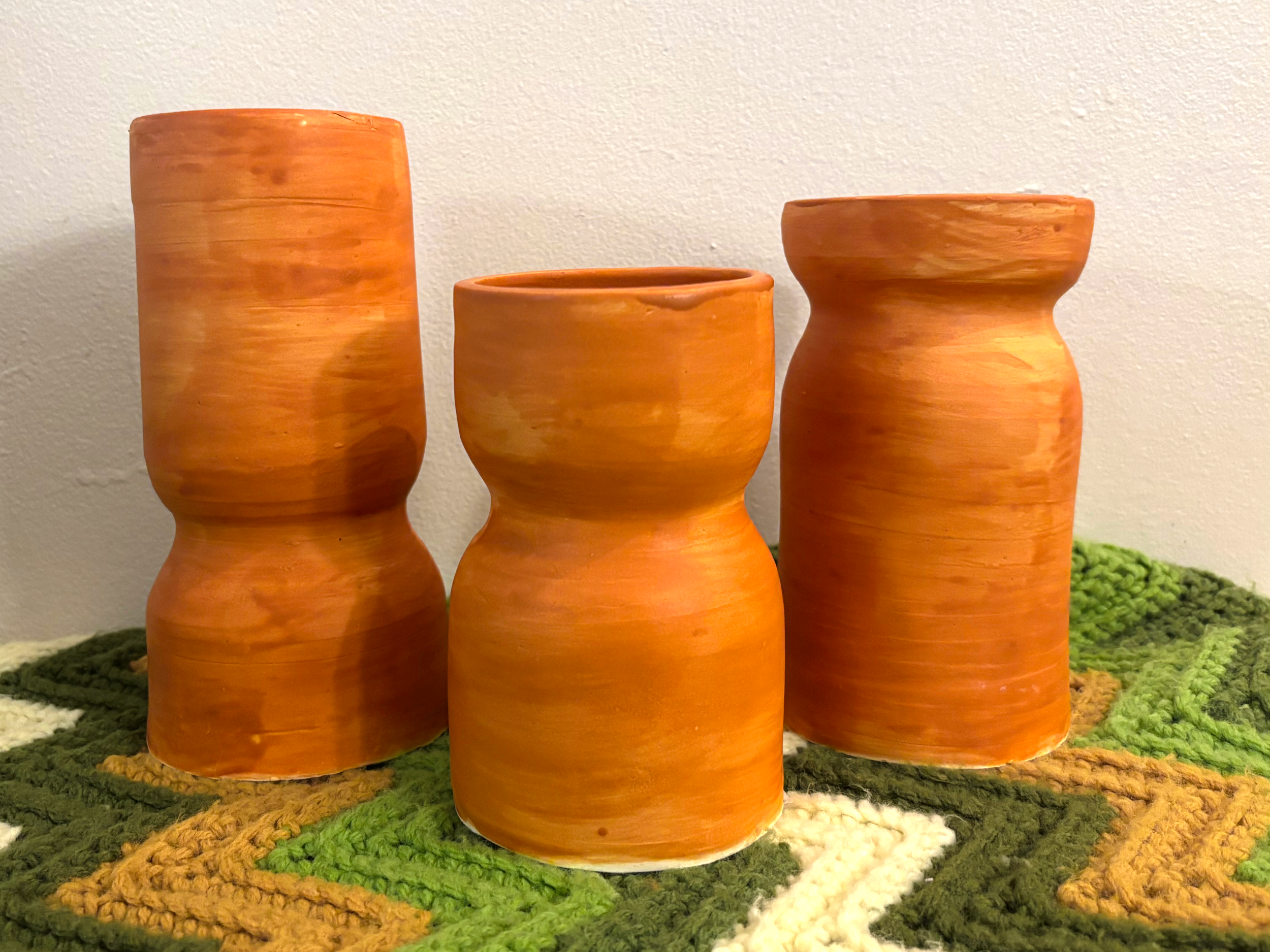vase trio