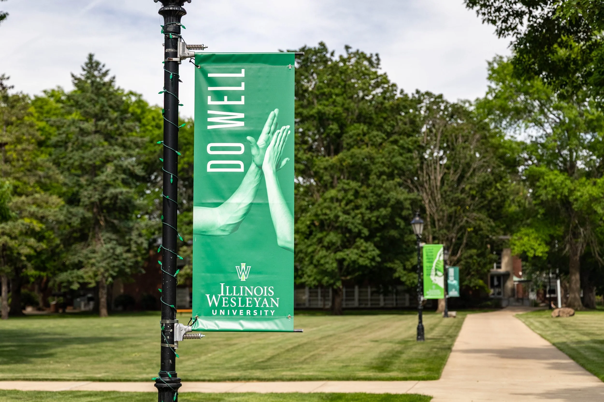 Campus Pole Banners, photo by Emily Bollinger