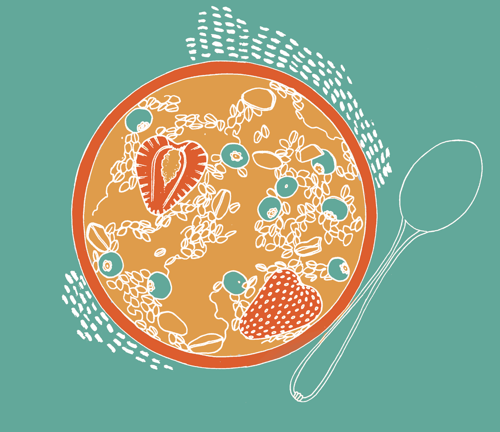 The Daily Vegan - Book Illustration