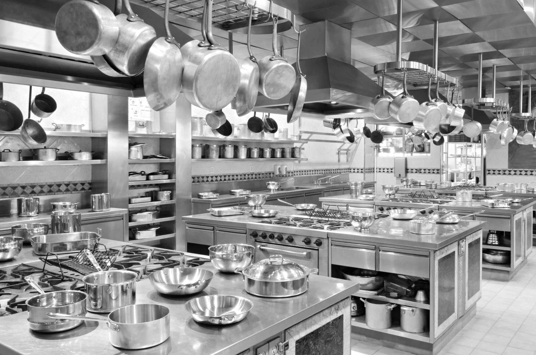 Restaurant kitchen being appraisal by US Asset Appraisals.
