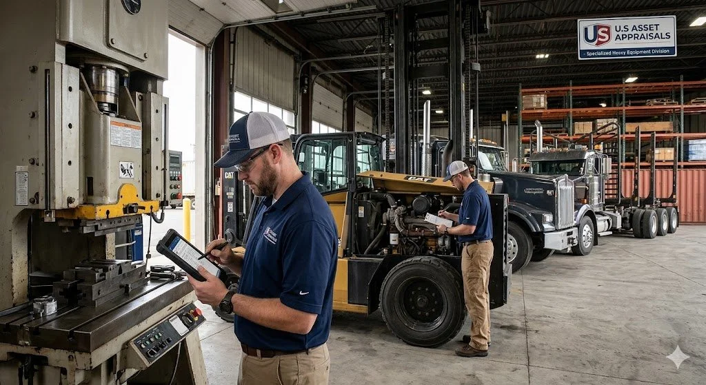 Certified on-site machinery inspection and heavy equipment appraisal services for manufacturing plants and industrial facilities in Minnesota by US Asset Appraisals.