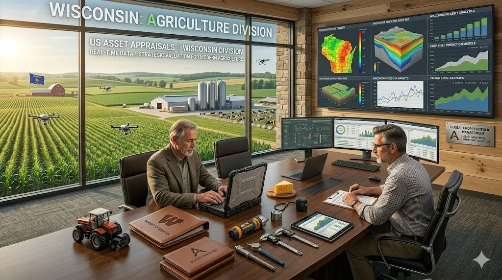 Remote desktop machinery appraisal and certified equipment valuation services for commercial lenders and industrial businesses across Wisconsin by US Asset Appraisals.