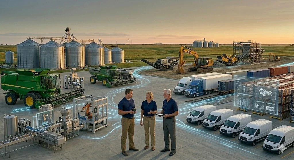 Certified equipment appraisal services for South Dakota agricultural machinery, manufacturing plants, food processing, and industrial sectors by US Asset Appraisals.