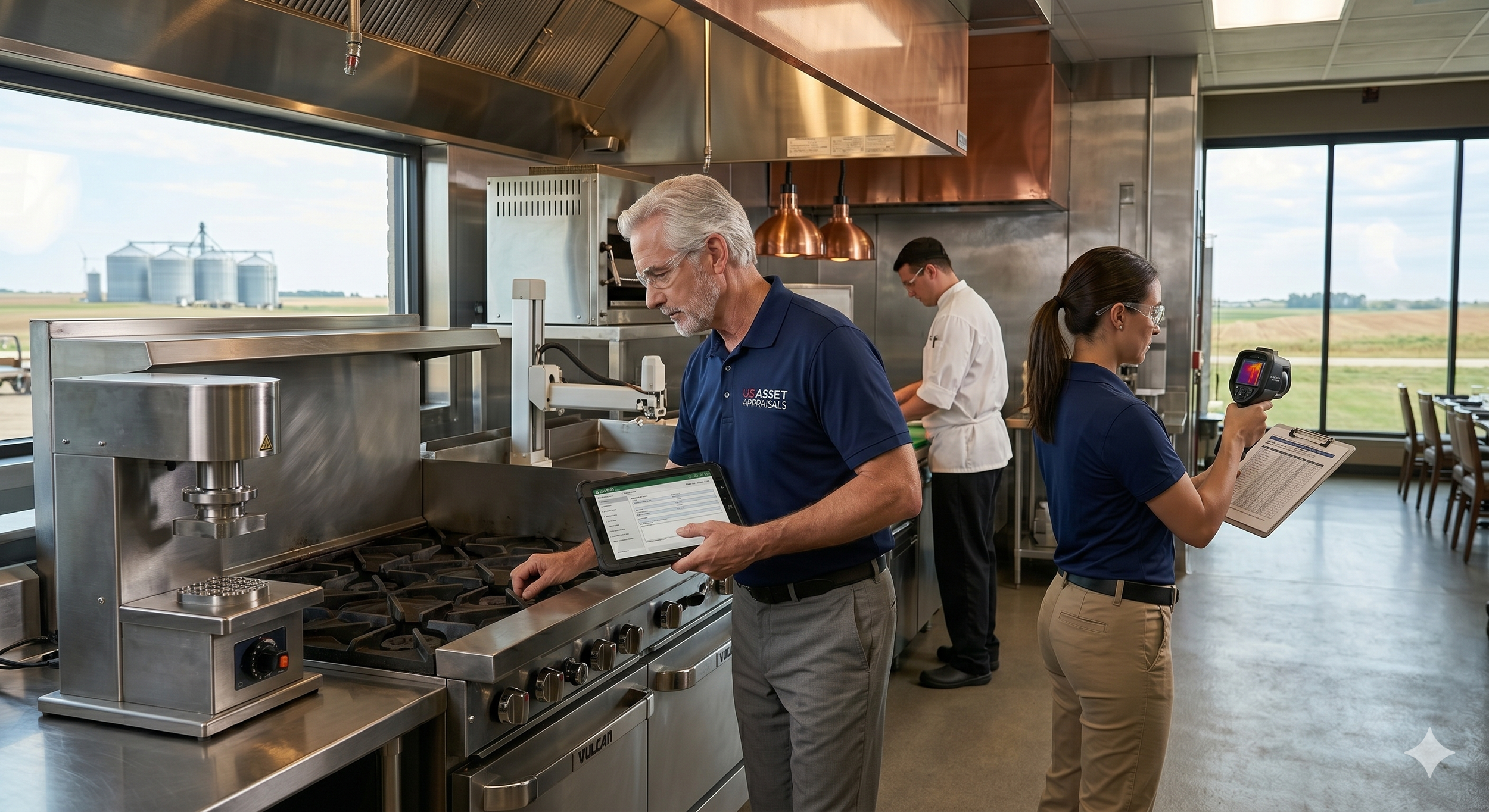 Certified on-site machinery inspection and industrial equipment appraisal services for manufacturing plants and commercial facilities in Chicago by US Asset Appraisals.