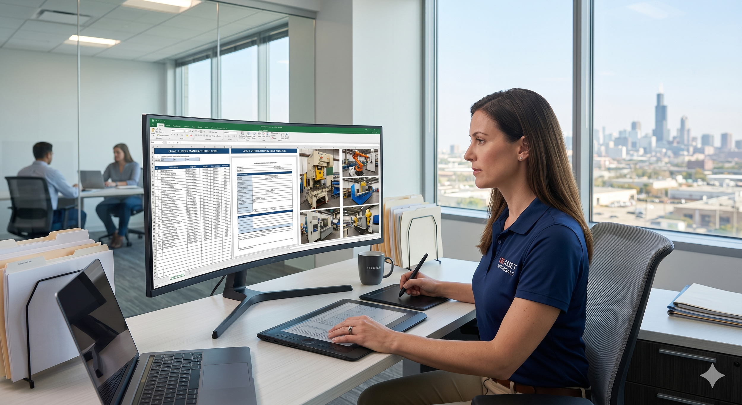 Remote desktop machinery appraisal and certified equipment valuation services for commercial lenders and industrial businesses across Illinois by US Asset Appraisals.