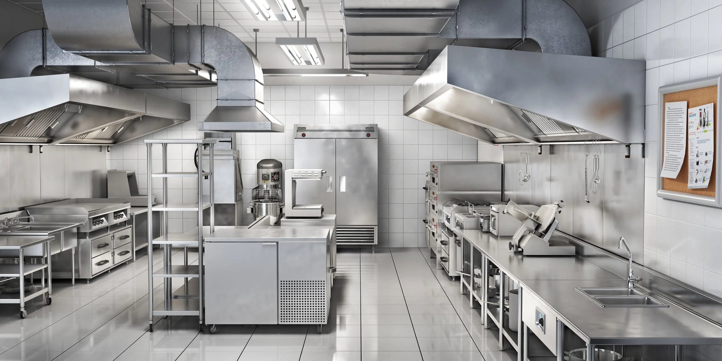 Commercial kitchen appliances and restaurant foodservice equipment evaluated for a certified asset appraisal by US Asset Appraisals.