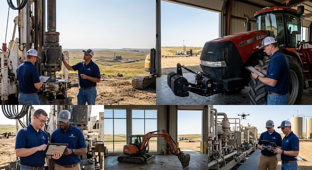 Remote desktop machinery appraisal and certified equipment valuation services for commercial lenders and businesses across North Dakota by US Asset Appraisals.