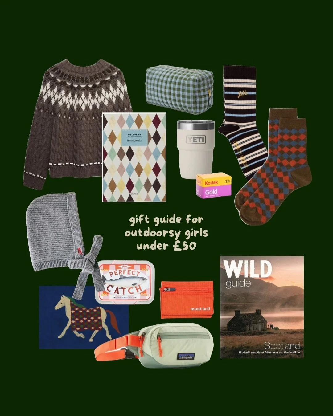 10 days to go (and still a lot of my Christmas shopping to be done&hellip;) &mdash; if you&rsquo;re like me, here are some more gift ideas for outdoorsy girls all under &pound;50 ✨💌

Shop the whole guide and lots more ideas in my bio! 

Thank you SO