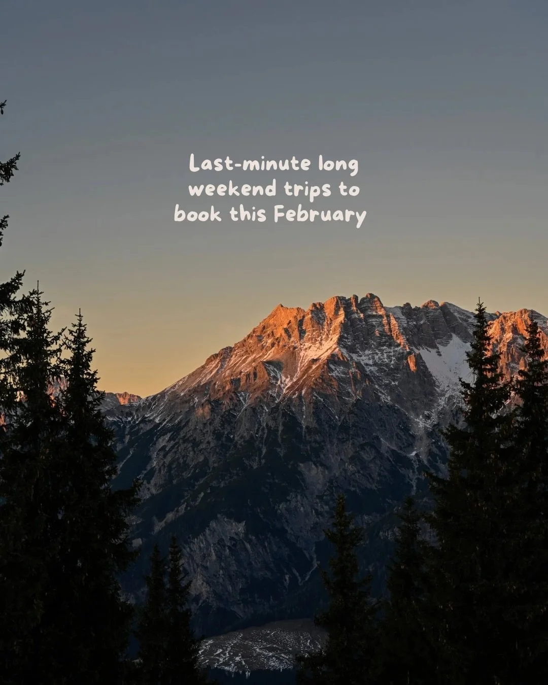 Some visual inspiration for last minute long weekend trips in the UK and Europe to book in February 2026 - find travel guides and lots of photos on all of these places in my bio ✨💗🫶🏼

1. Tromso, Norway - I visited early Feb last year and it was so