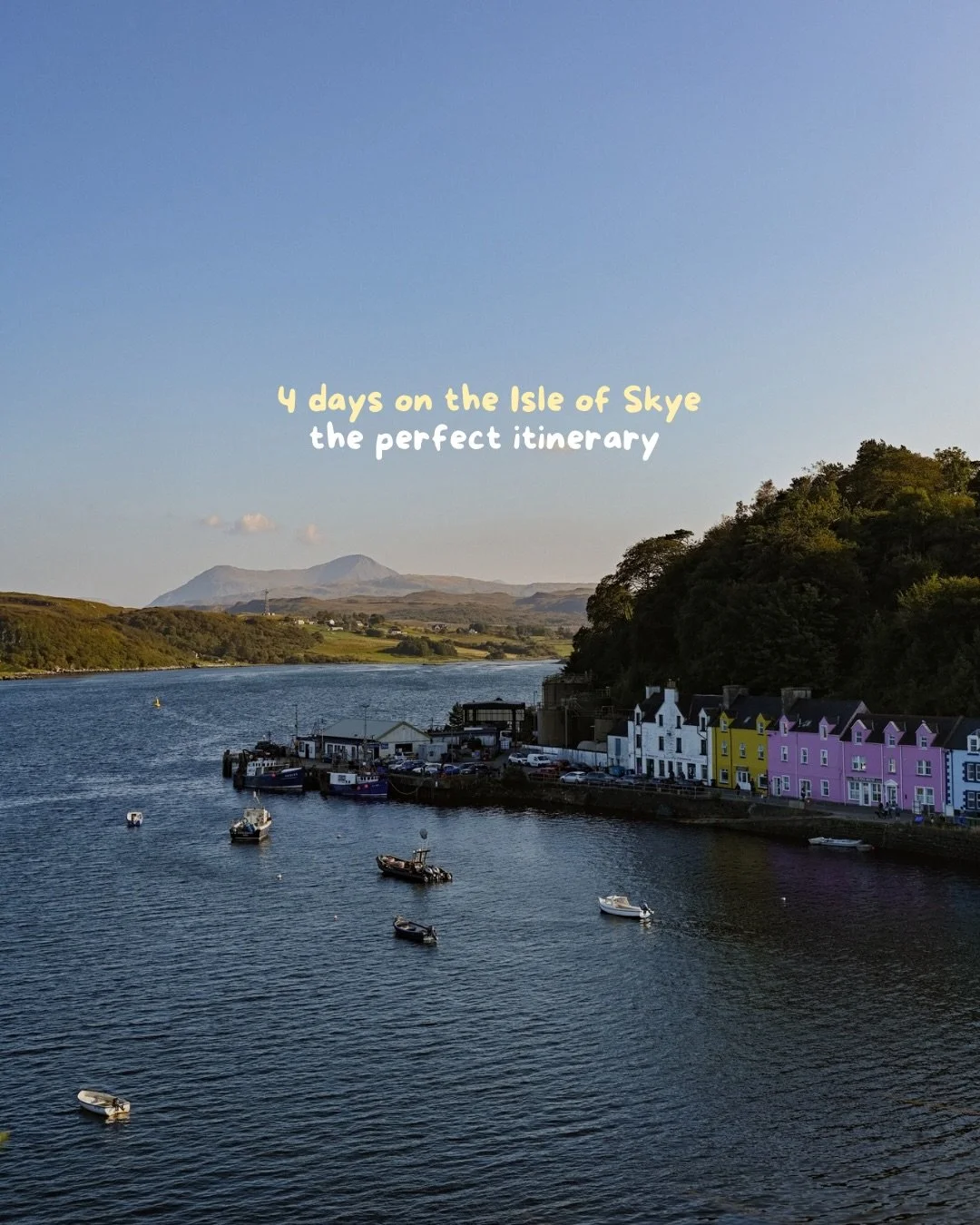 4 days on the Isle of Skye &mdash; full guide and recommendations in my bio 🏴󠁧󠁢󠁳󠁣󠁴󠁿

It&rsquo;s one of my favourite places in the UK and the perfect trip if you are looking for a UK trip this summer 💛🥾🦋✨🌿

Here is a summary of my suggested