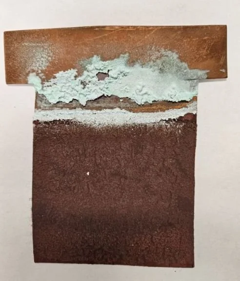 Metal copper extracted from copper mine tailings