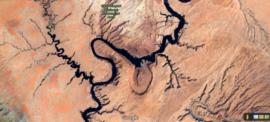 Winding river