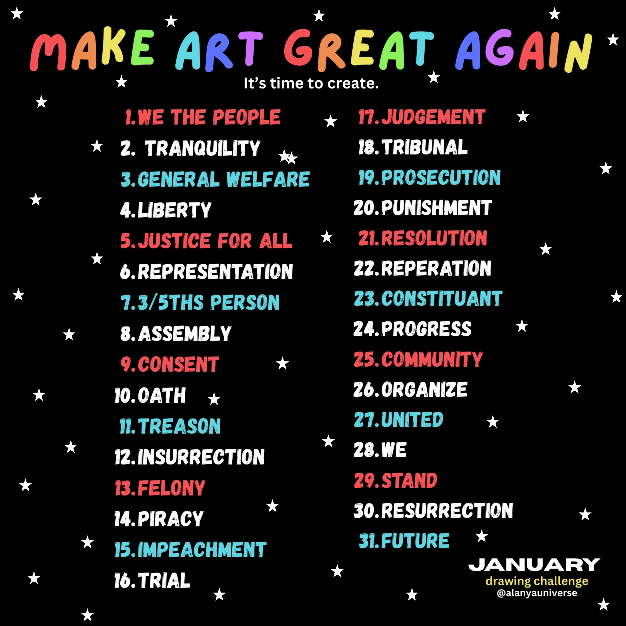 Make Art Great Again.