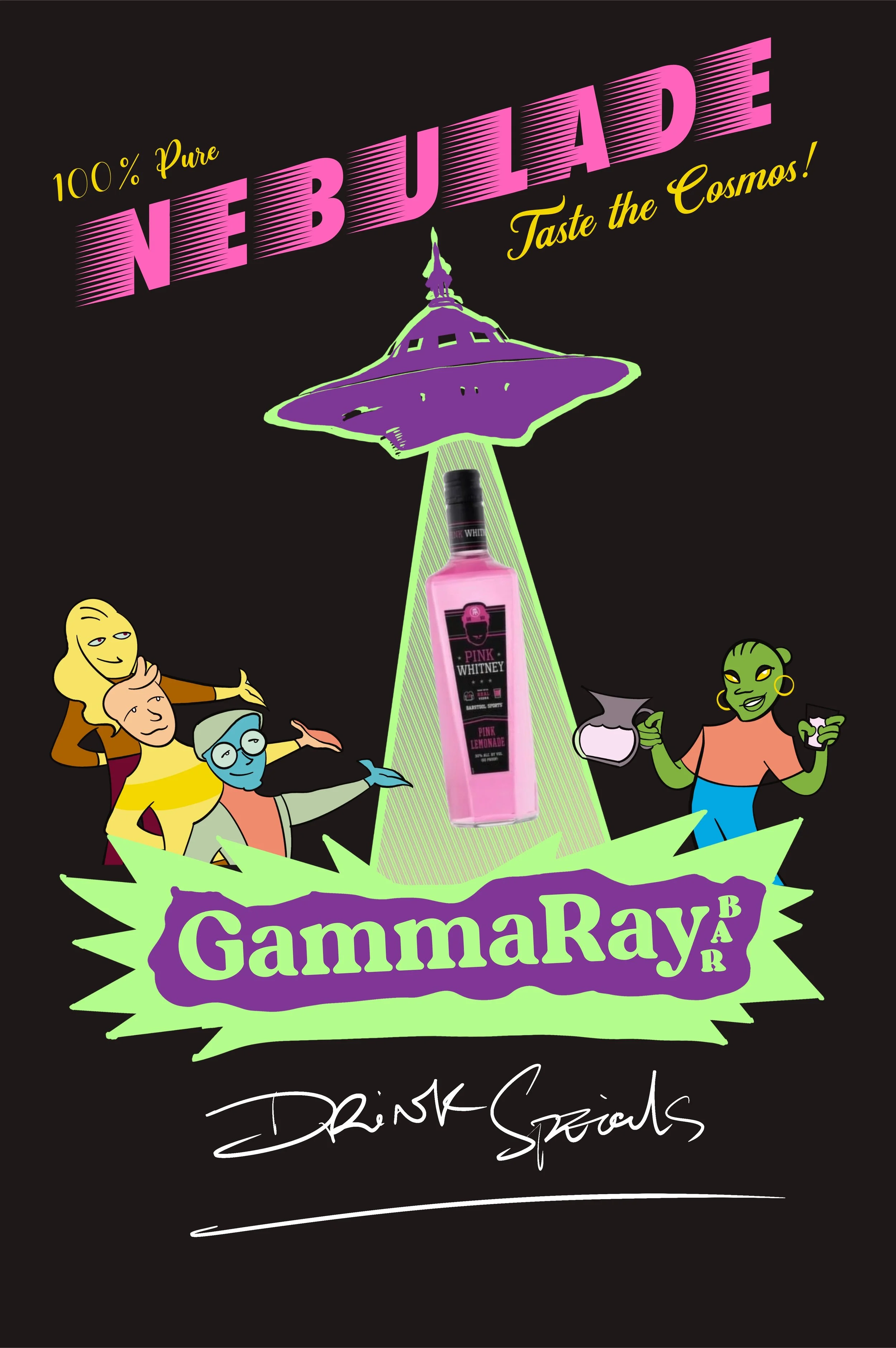 Drink Specials Chalkboard for Gamma Ray Bar