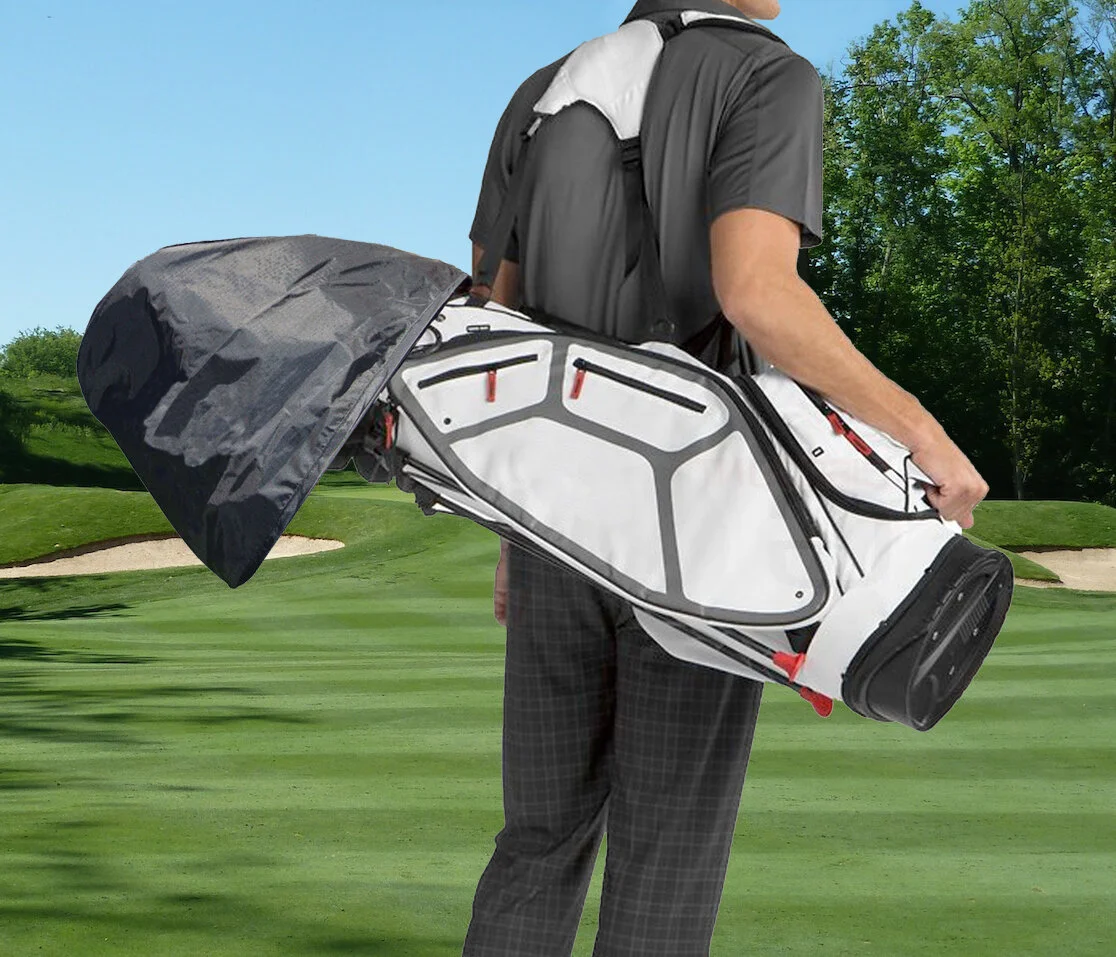 golf bag rain wedge Easy Access Rain Hood/Cover : Sports & Outdoors Made with durable waterproof rip Rain Wedge Black