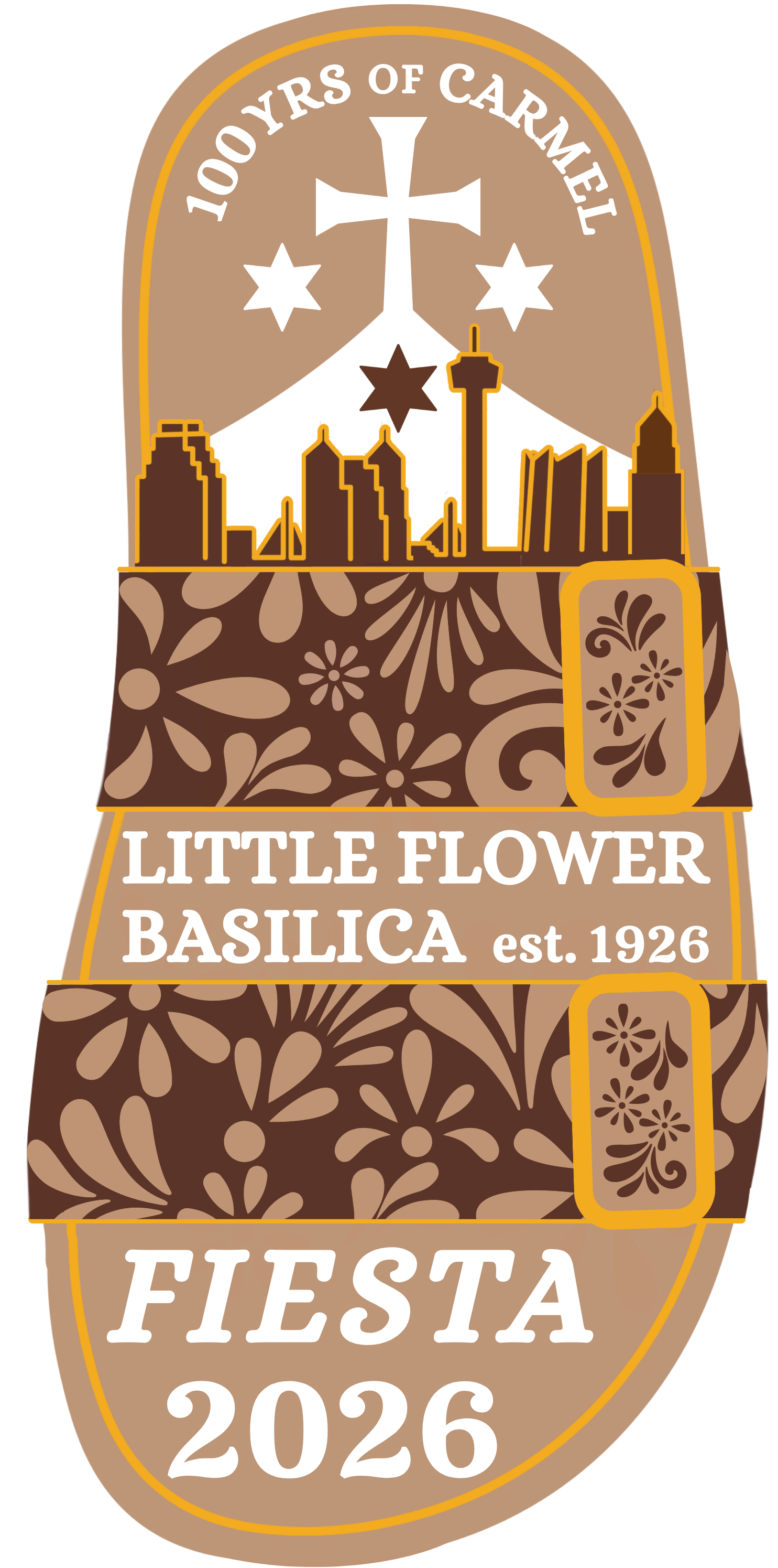 Little Flower Basilica unveils the design of its 2026 Fiesta Medal.