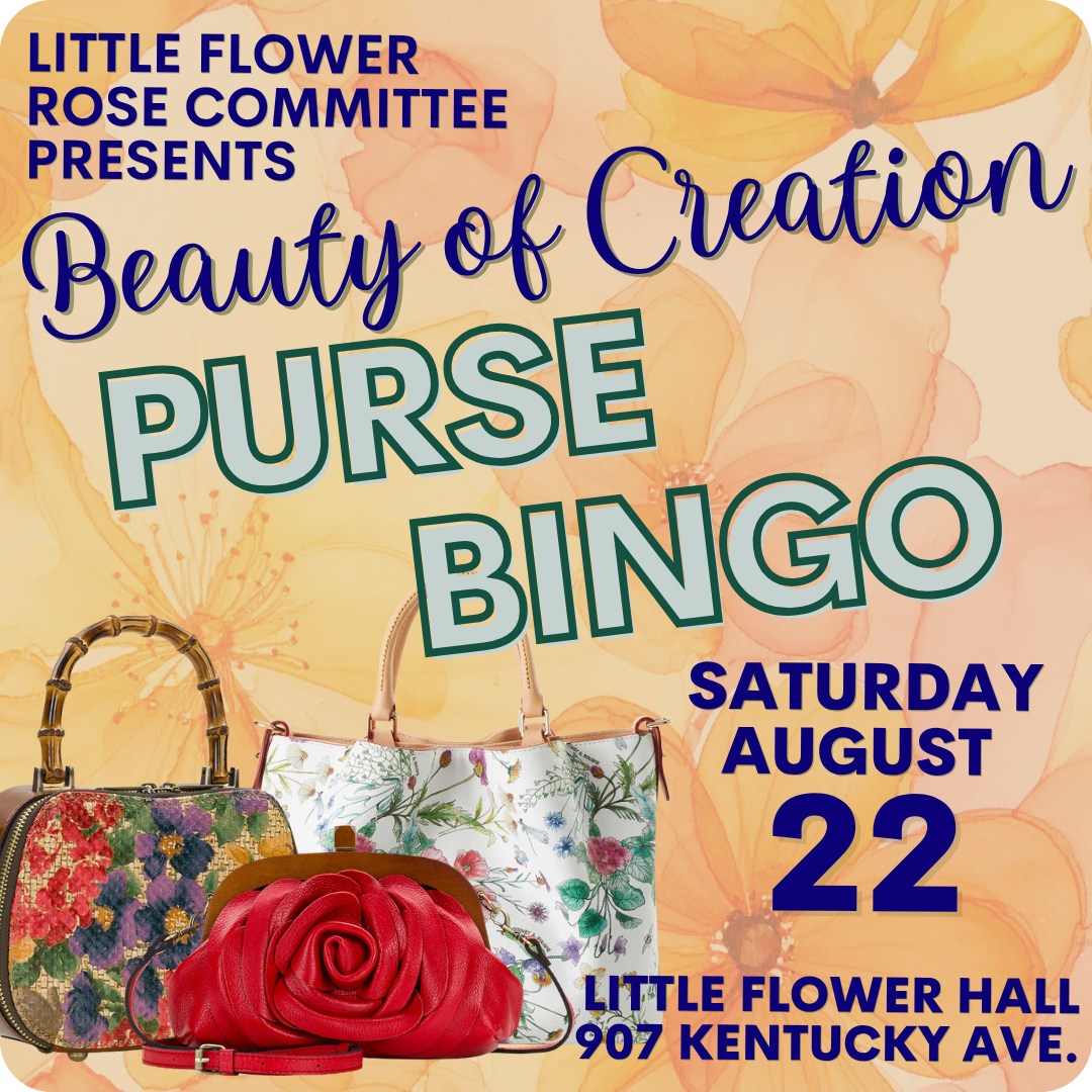 Beauty of Creation Purse Bingo - Saturday August 22