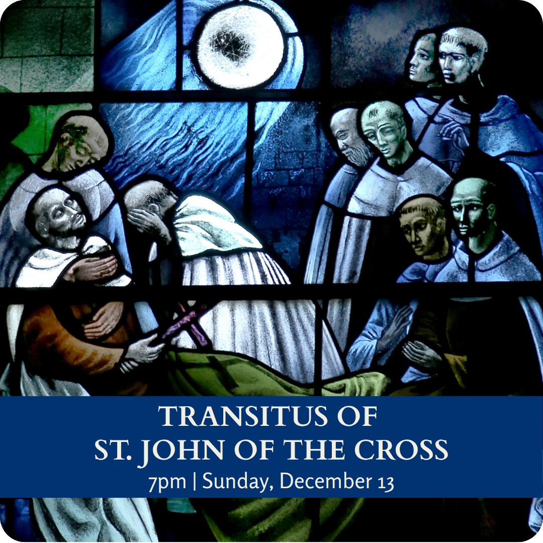 Transitus of St. John of the Cross
