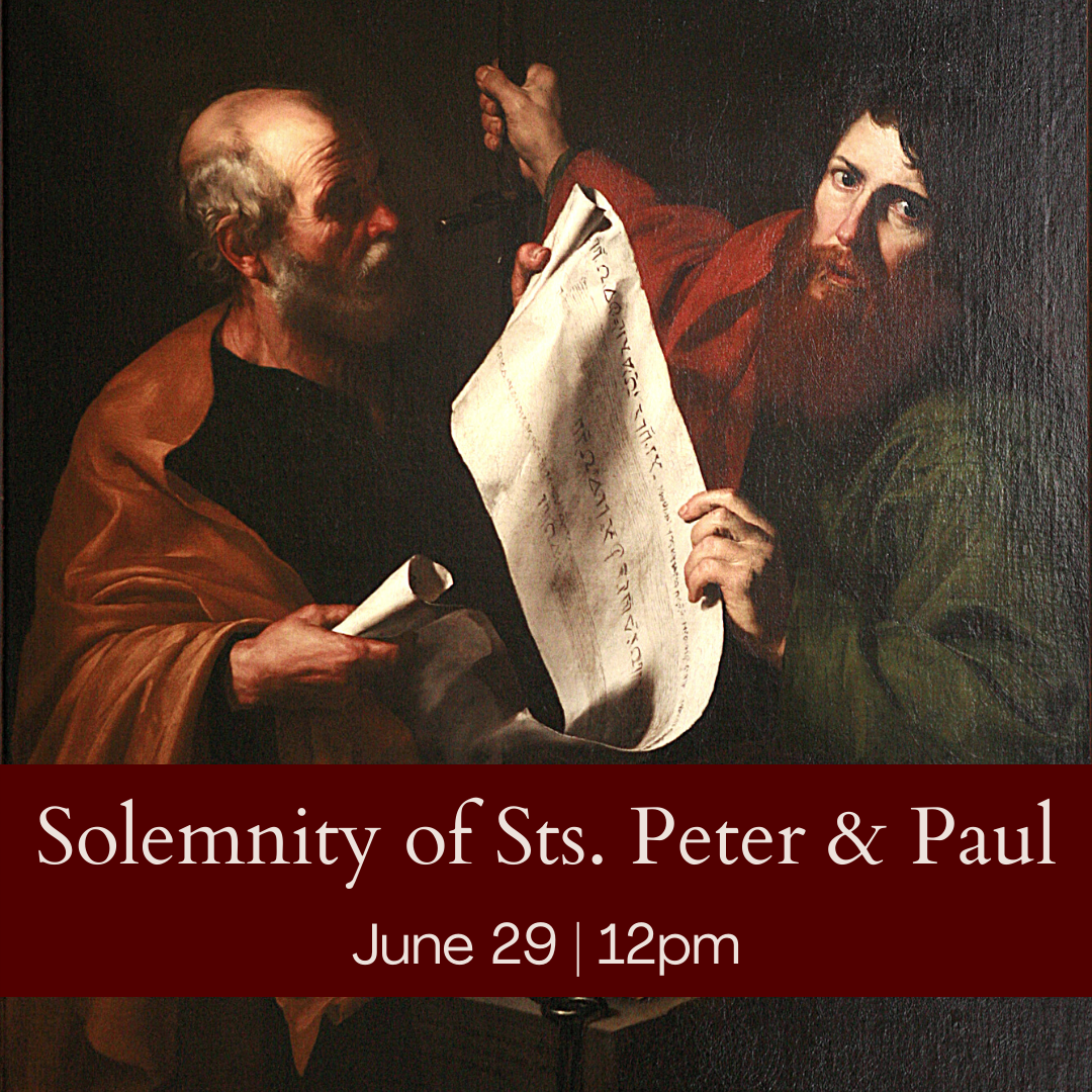 Solemnity of Saints Peter and Paul — Little Flower Basilica