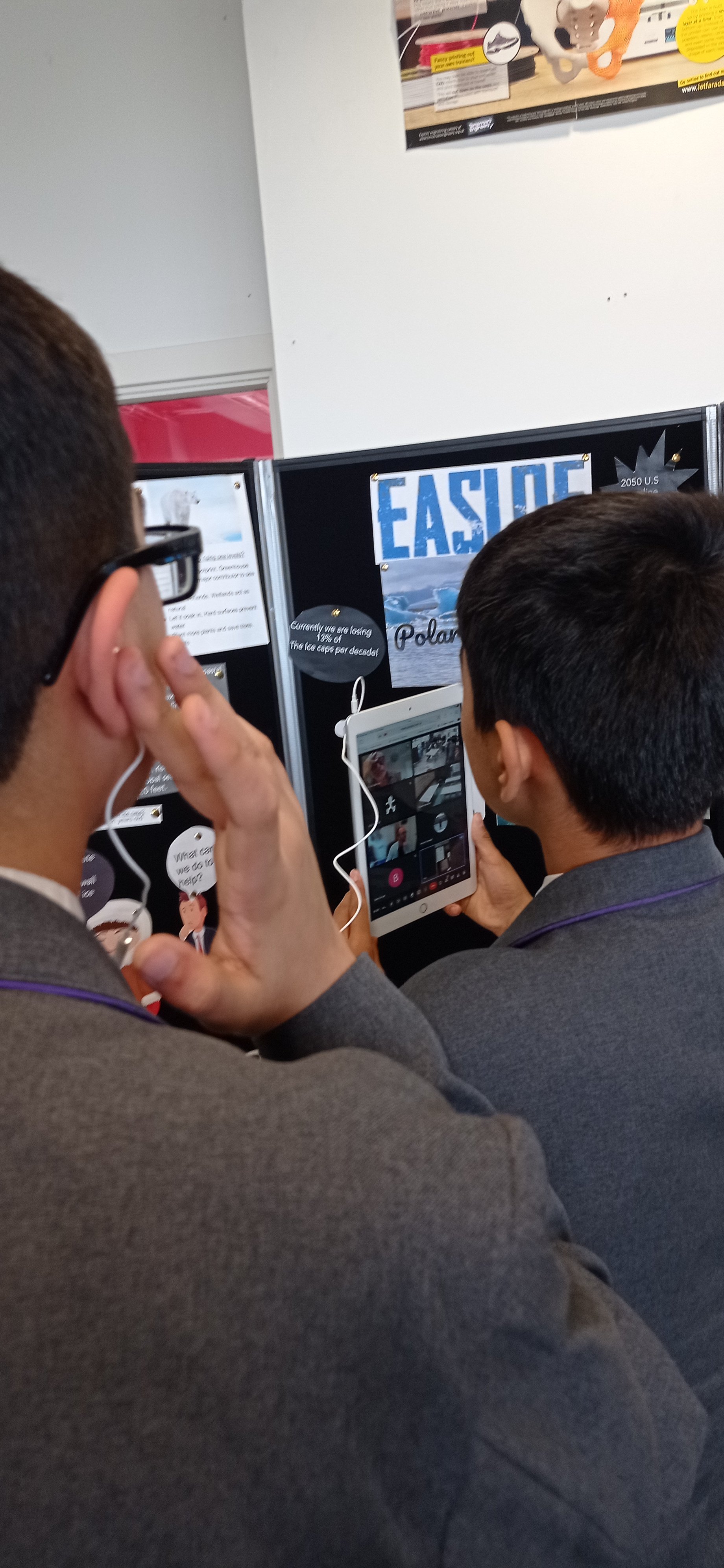 Students giving virtual tour of their EASLOE exhibition.jpg