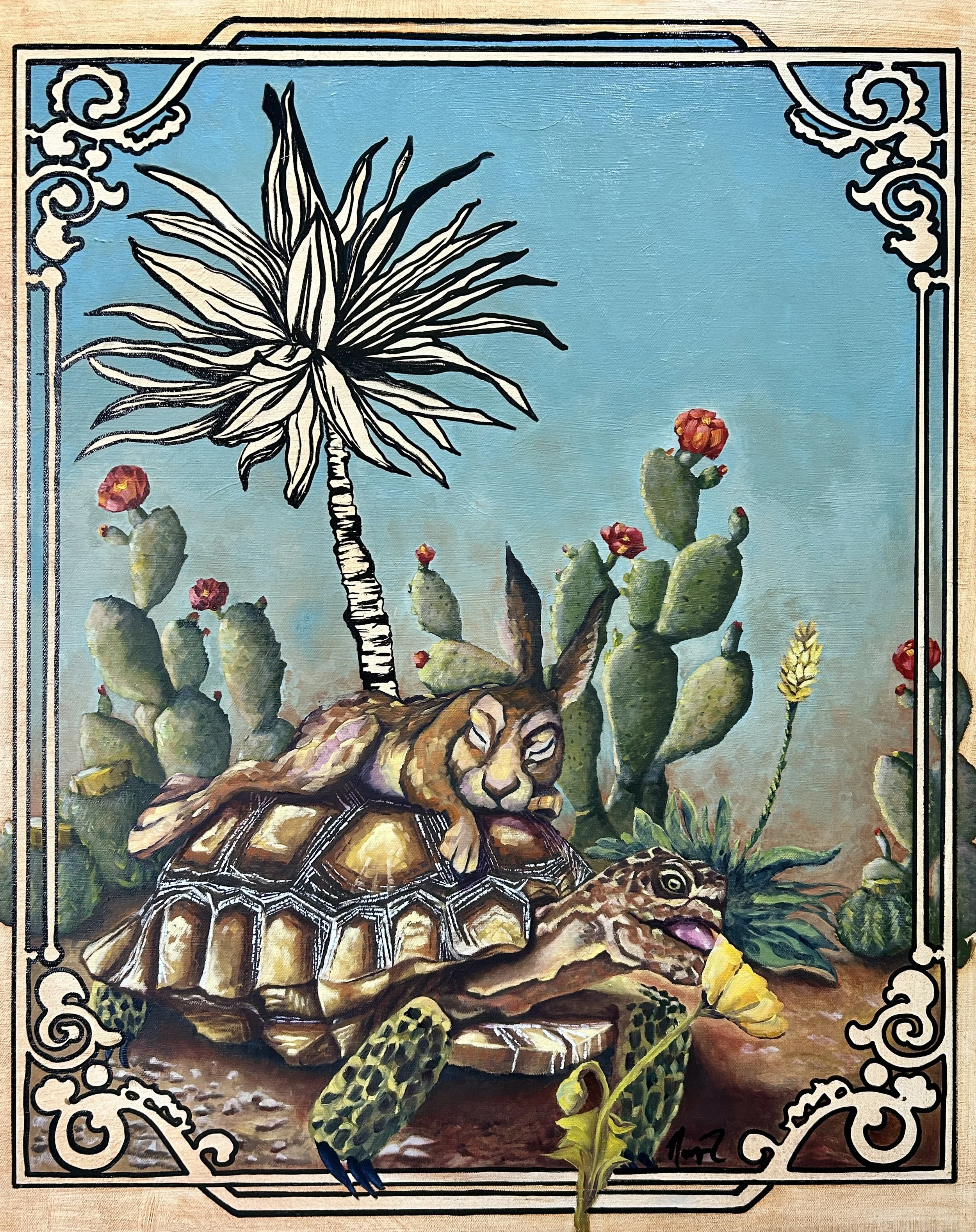 Desert Guardian Oil on Canvas