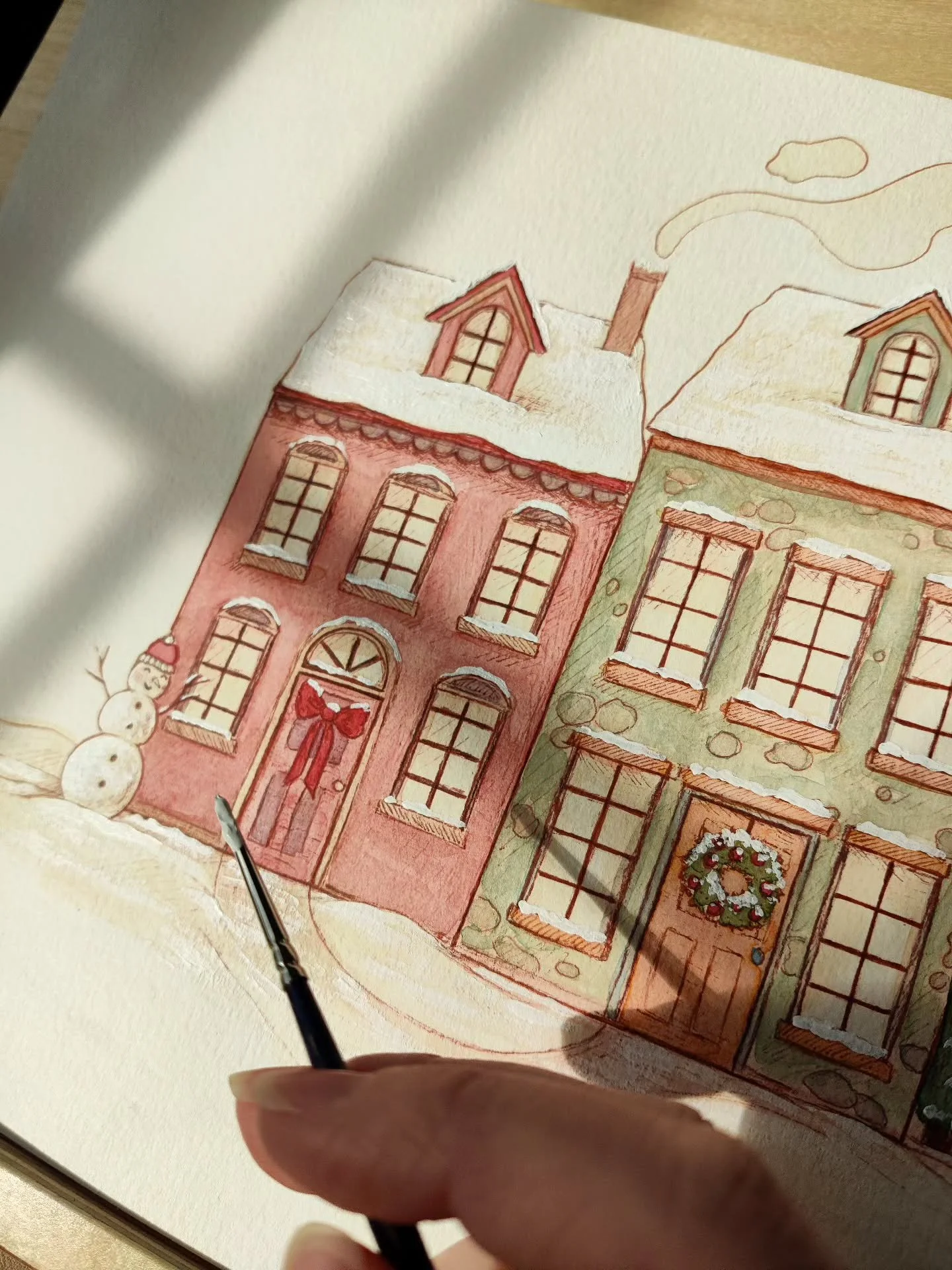 Ce que je pr&eacute;pare depuis quelques jours. ☃️✨❤️