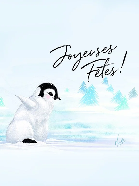Je vous souhaite de tr&egrave;s Joyeuses F&ecirc;tes! Repos, amour, douceur et chaleur entre famille et amis. On se retrouve l'an prochain! Bisous xx