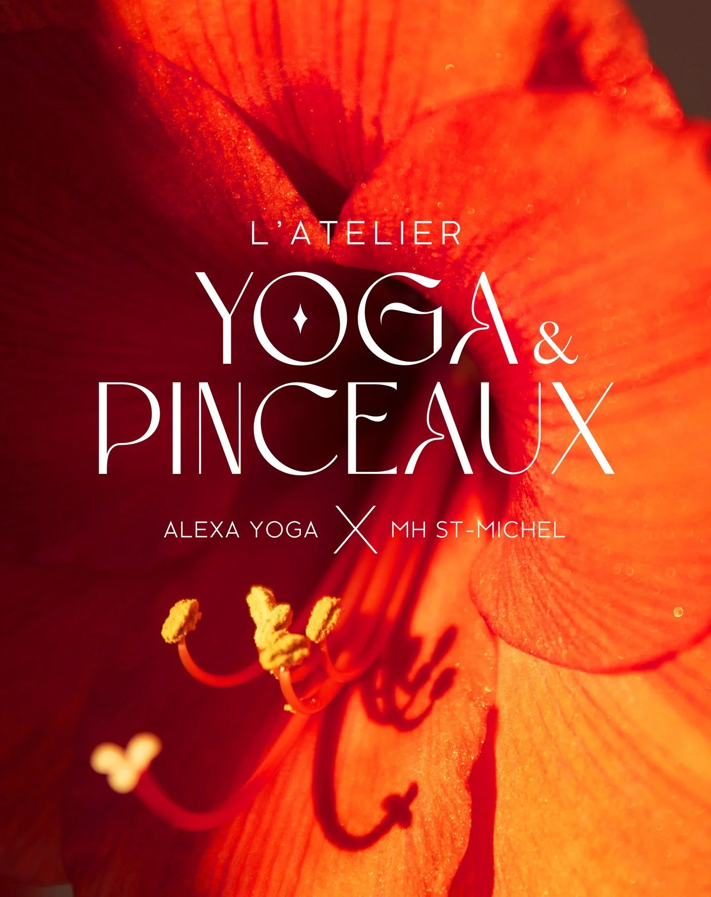 L'atelier Yoga &amp; Pinceaux 👩&zwj;🎨🌷🧘&zwj;♀️
&Agrave; Montr&eacute;al &agrave; l'Espace Hochelaga, samedi le 21 mars!

Le printemps se r&eacute;veille toujours lentement, une douce mont&eacute;e, une lumi&egrave;re qui revient. Nous vous invito