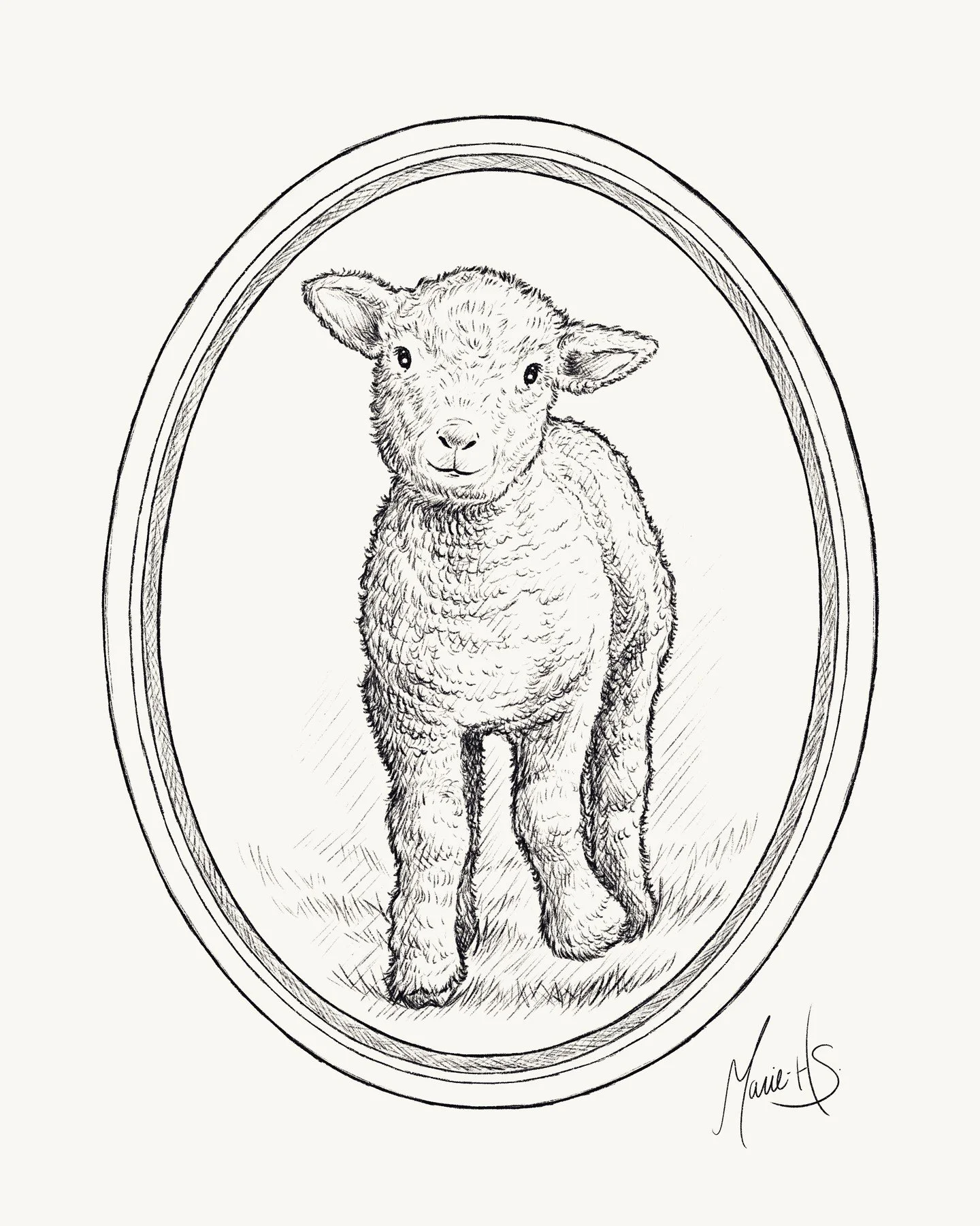 Je vous pr&eacute;sente l'agneau du printemps! Il est disponible en carnet dans cette magnifique boutique de laine locale @lesfilsentrelaces 🌷🤗