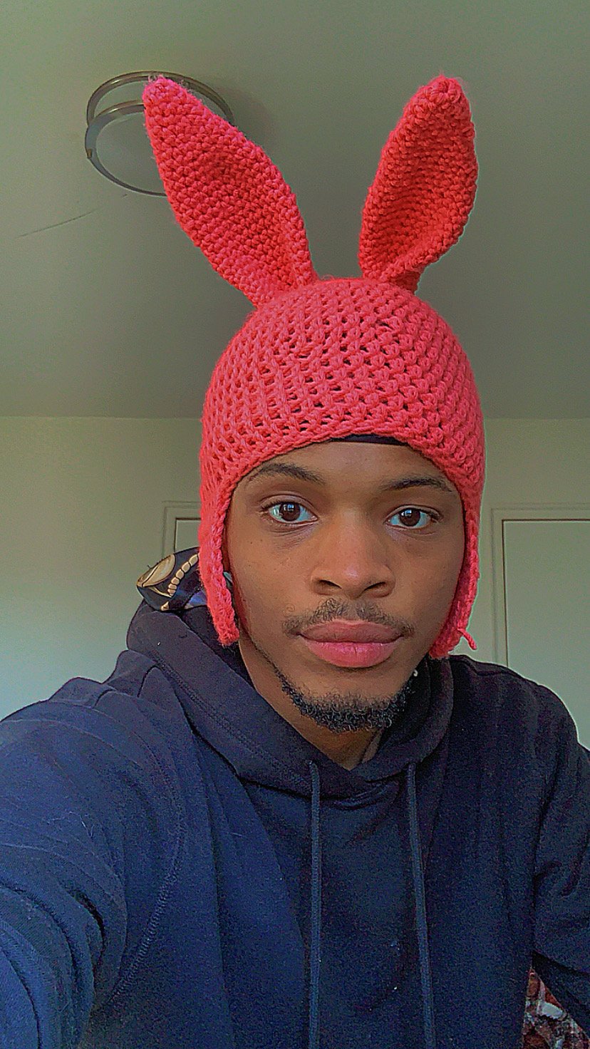 Louise Hat Pink Bunny Ears Hat Louise Bunny Ears Beanie