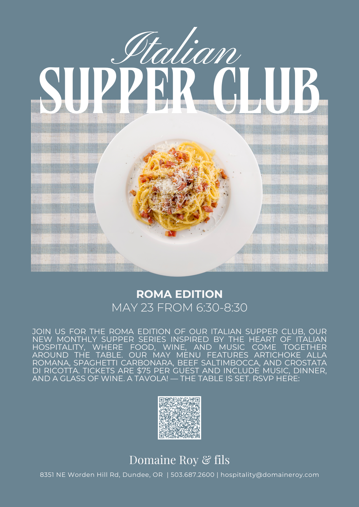 Domaine Roy | Italian Supper Club | Roma.png