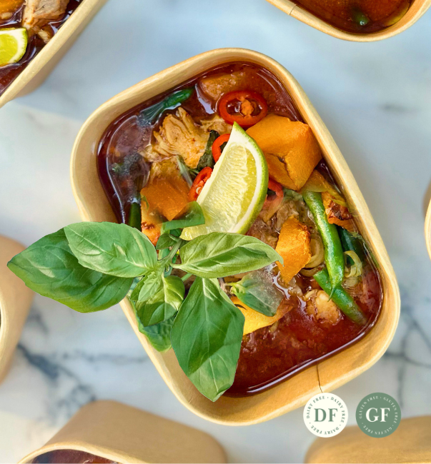 Thai Red Chicken Curry w/ Pumpkin (GF)