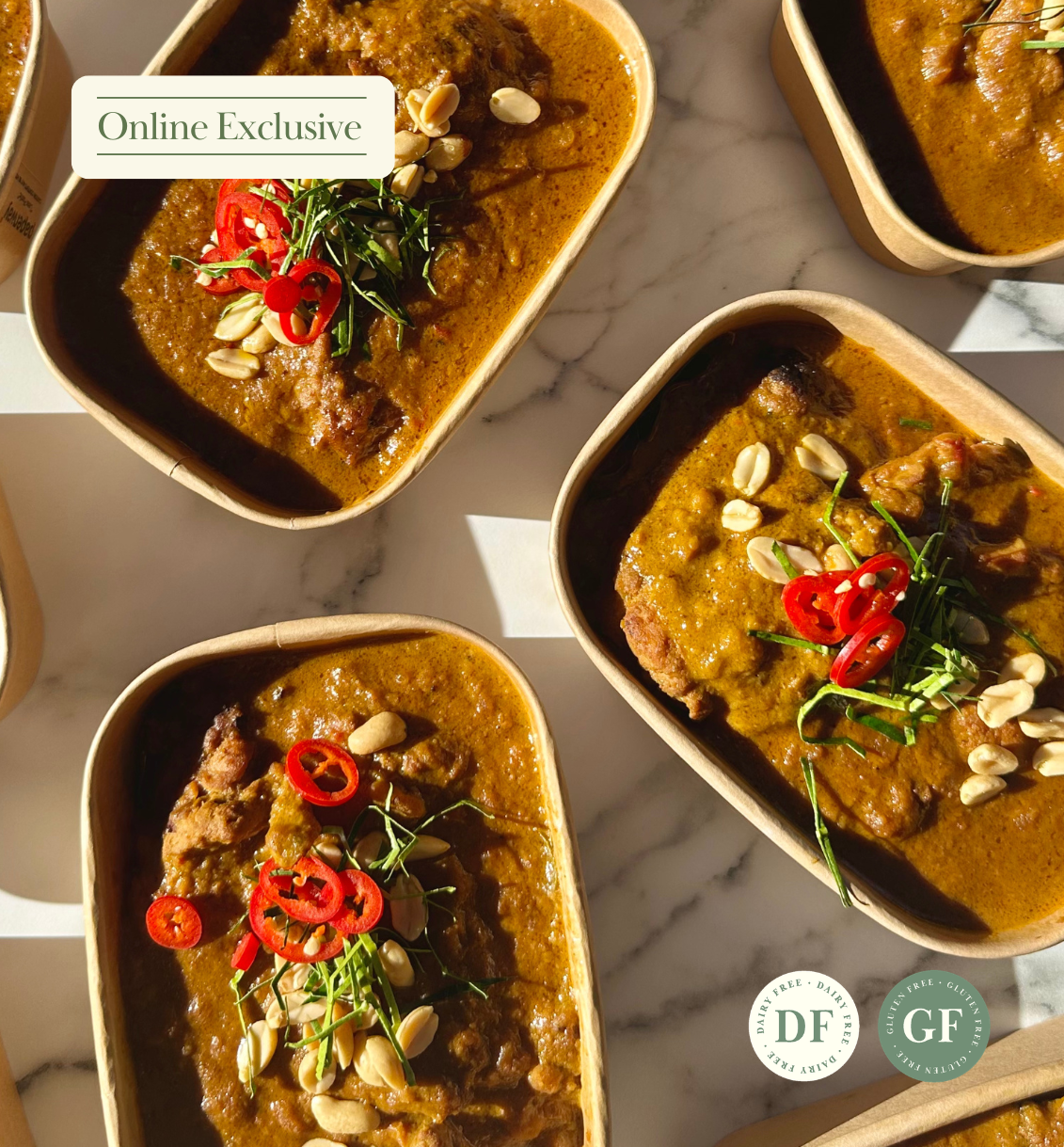 Slow Cooked Satay Chicken (GF/DF)