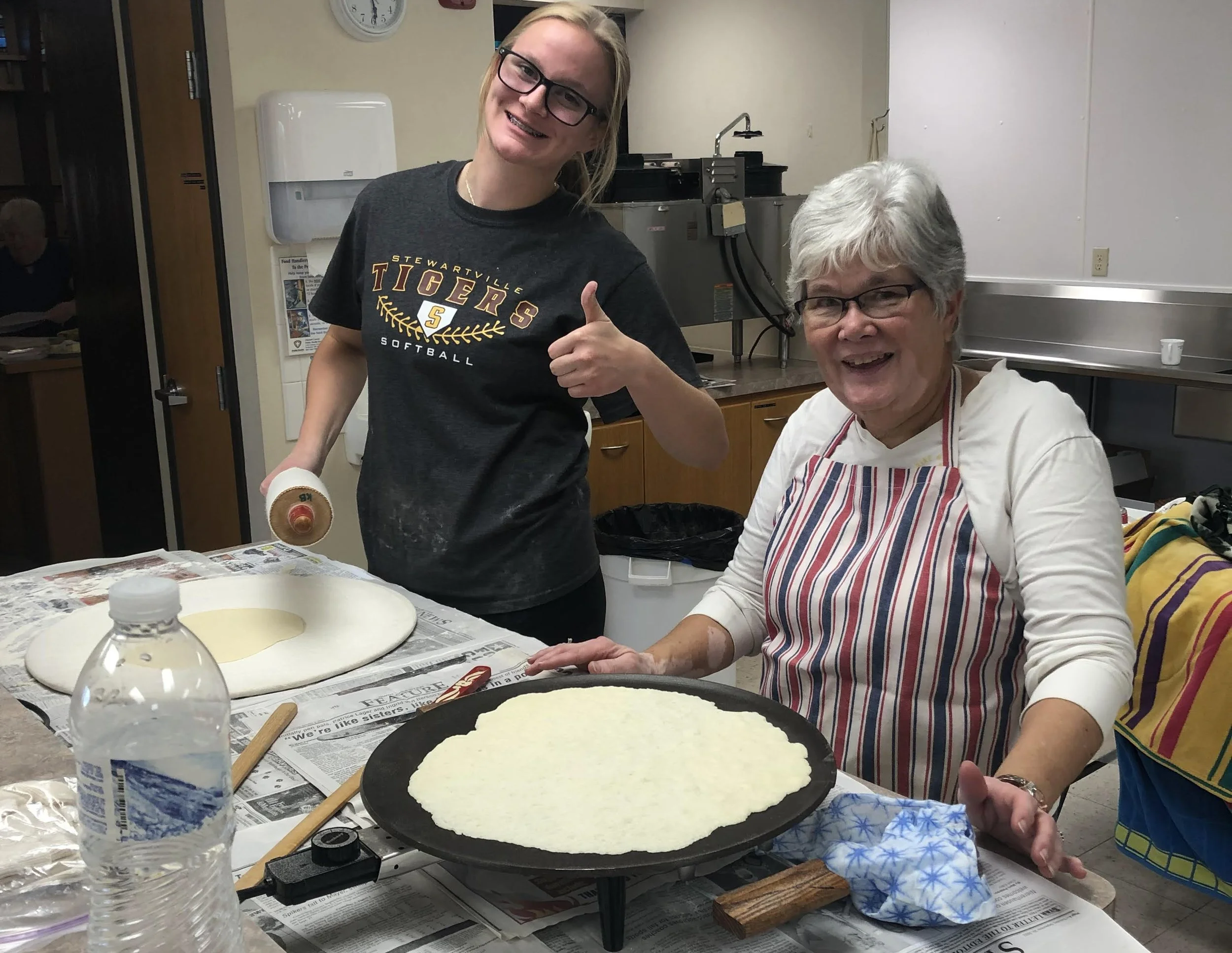 Krumkake making
