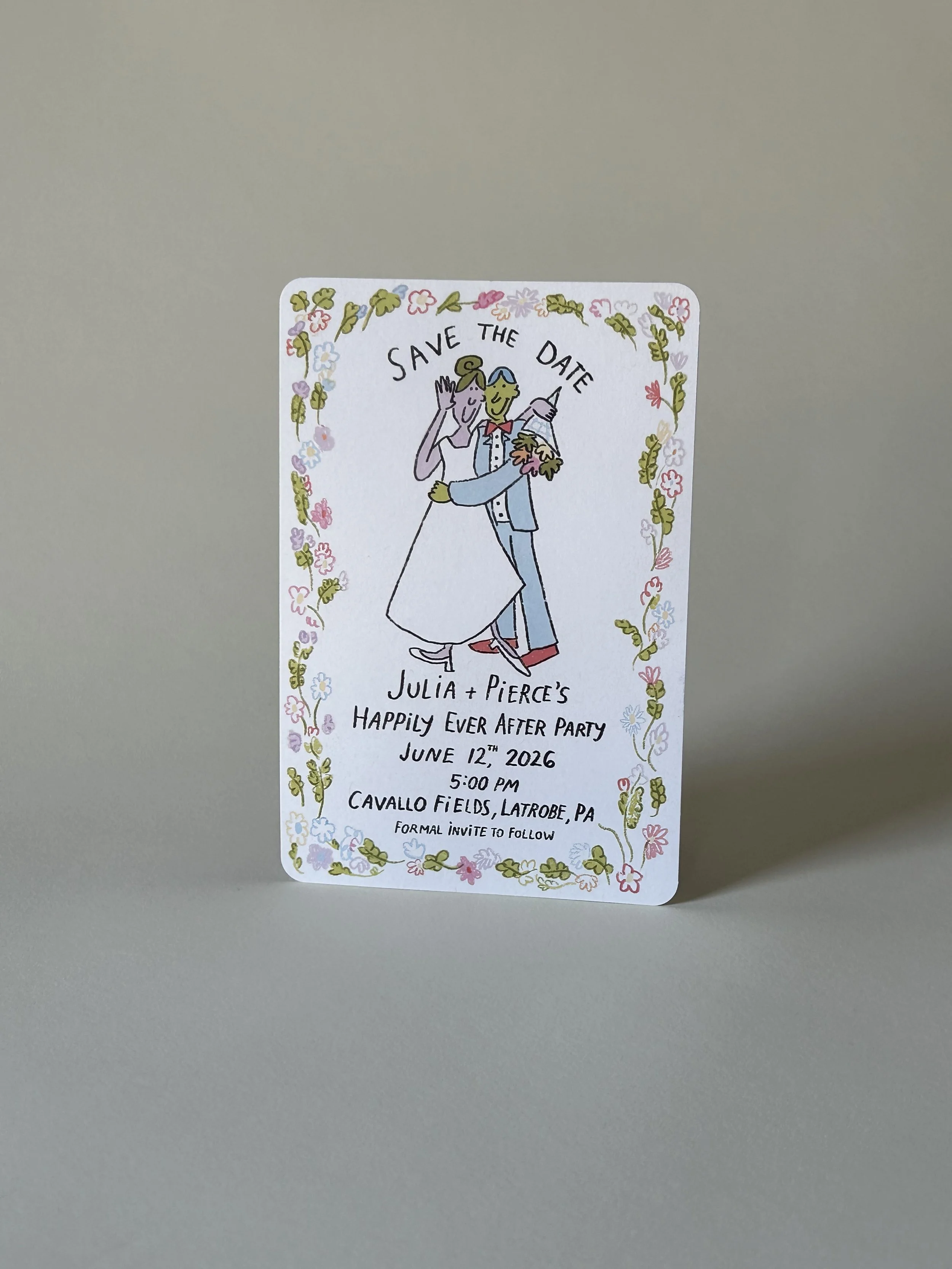 Save the Date card