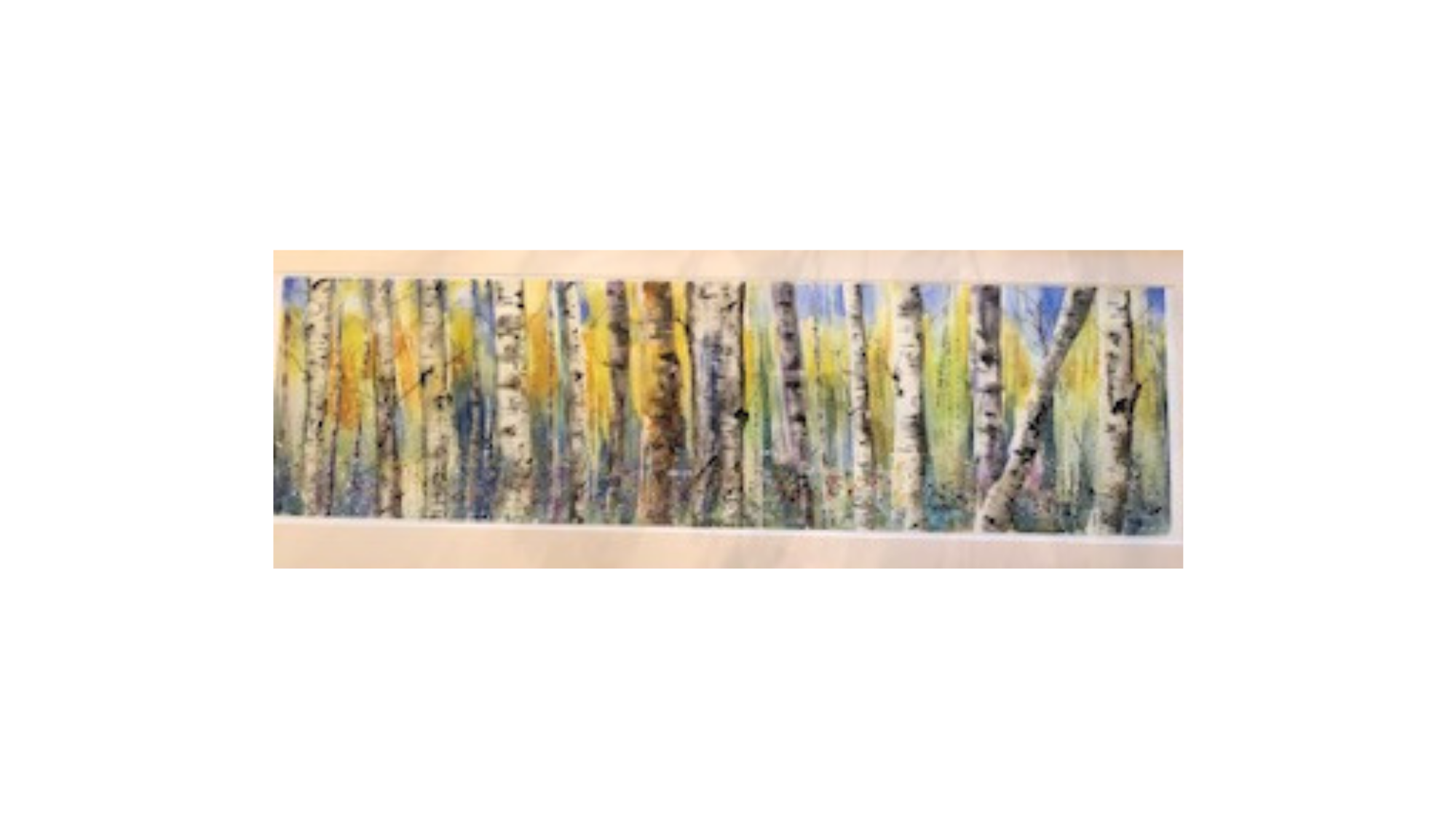 Watercolor Aspens
