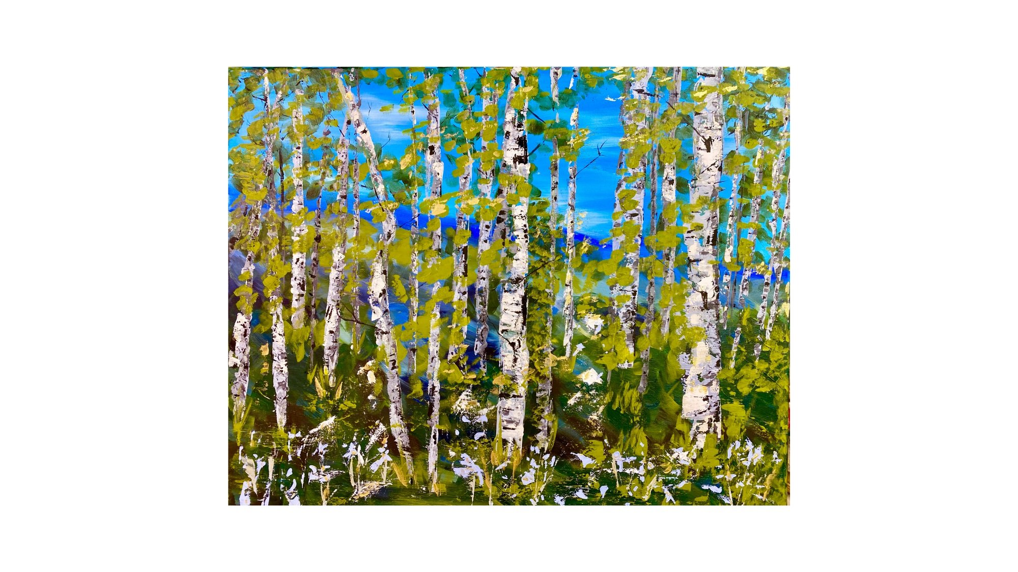 Summer Aspen Solace
24" x 30"
acrylic