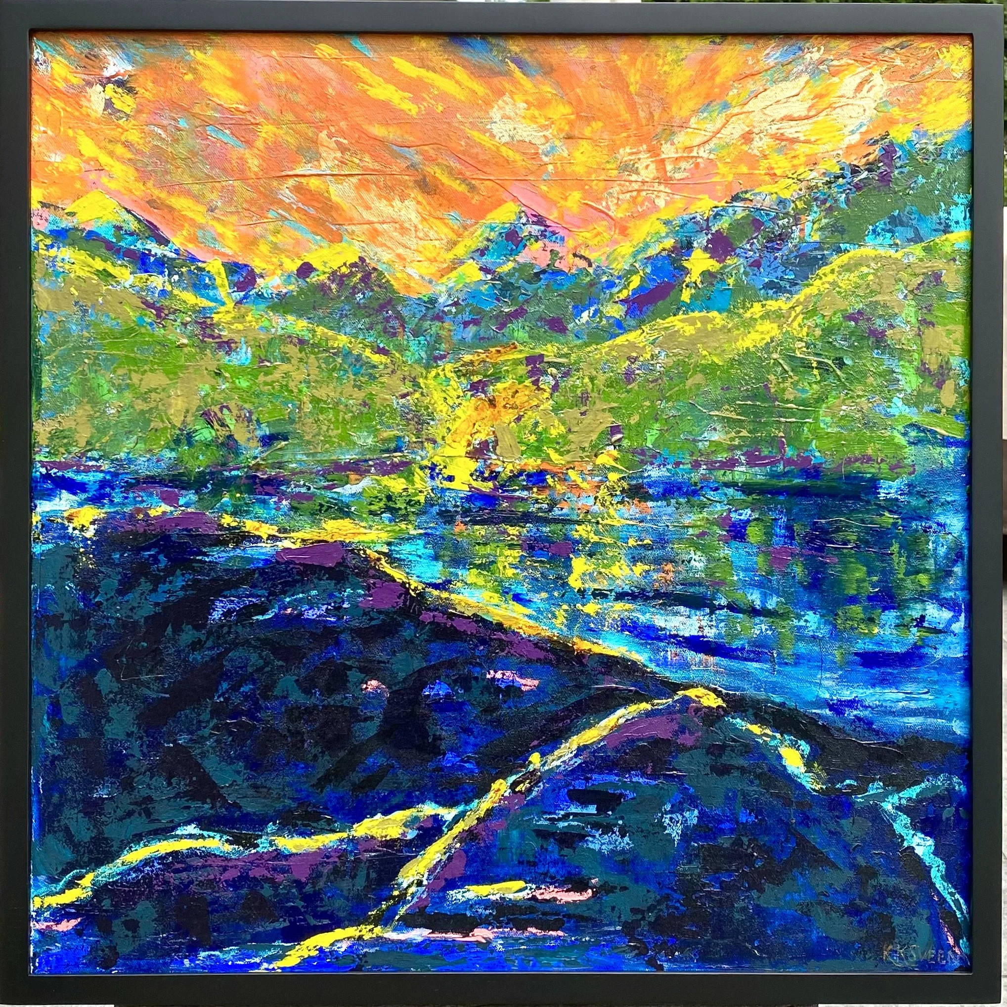 Service-Psalm 123
24 x 24 x .75 in. canvas
Acrylic, framed, signed original
$400.00