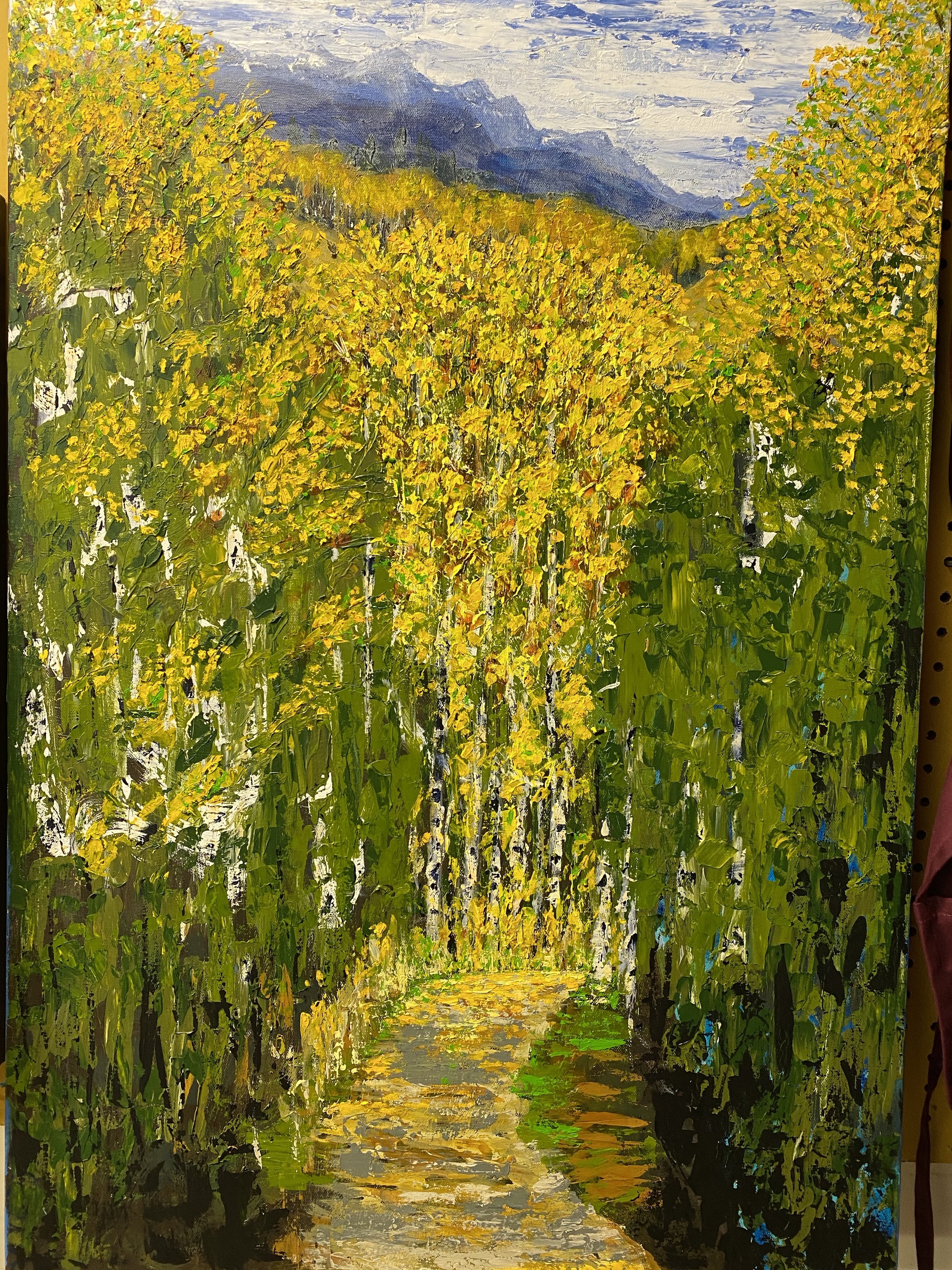 September Hike
24" x 36"
acrylic and oil