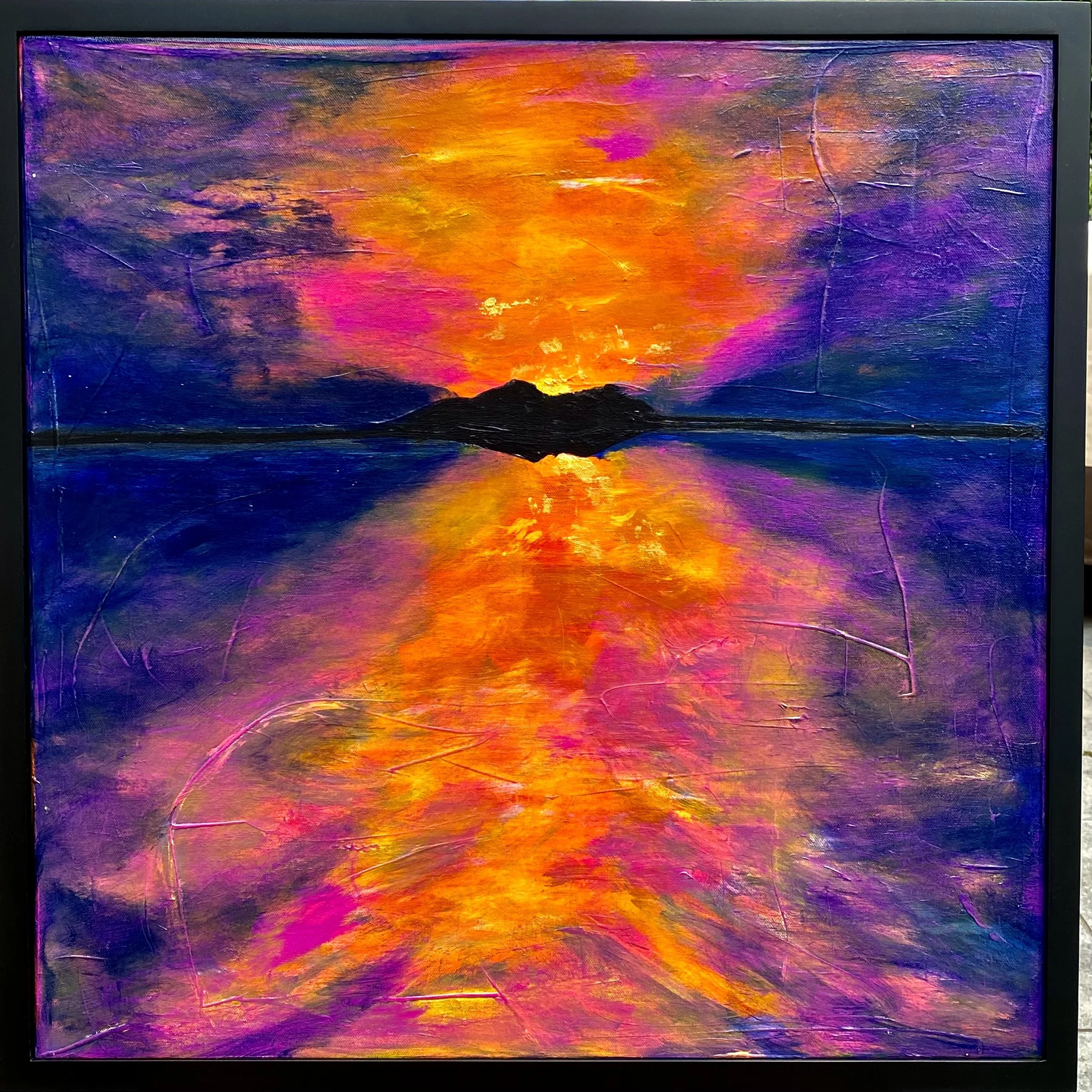 Hope- Psalm 130
24 x 24 x .75 in. canvas
Acrylic, framed, signed original
$400.00