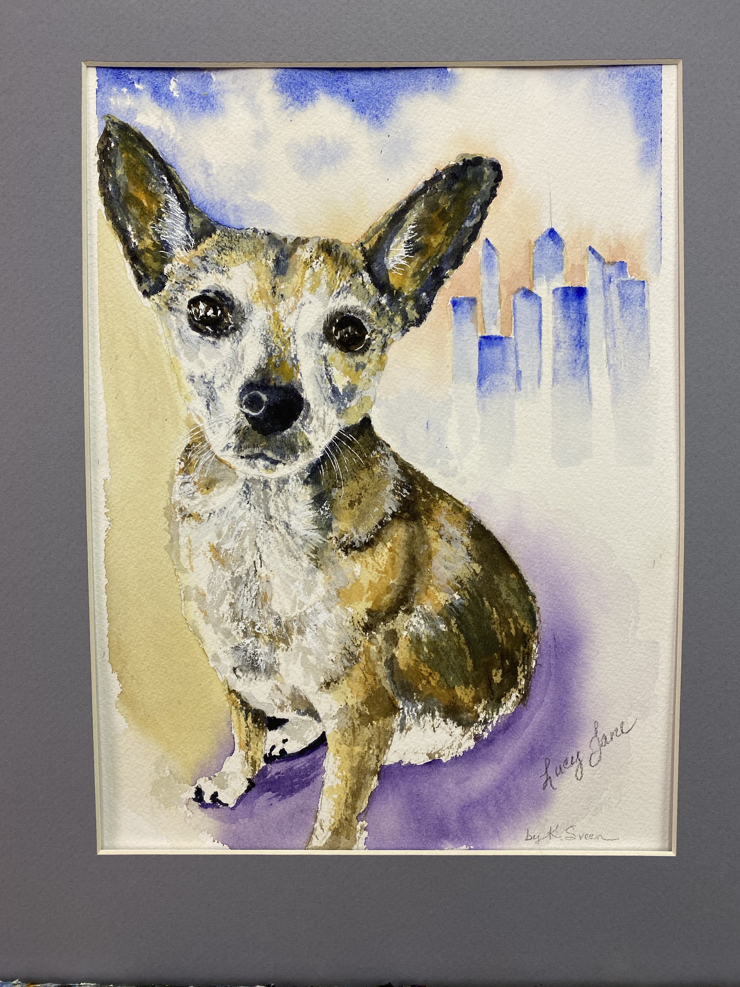 "Lucy Jane"
Watercolor
12 x 16 matted Sold